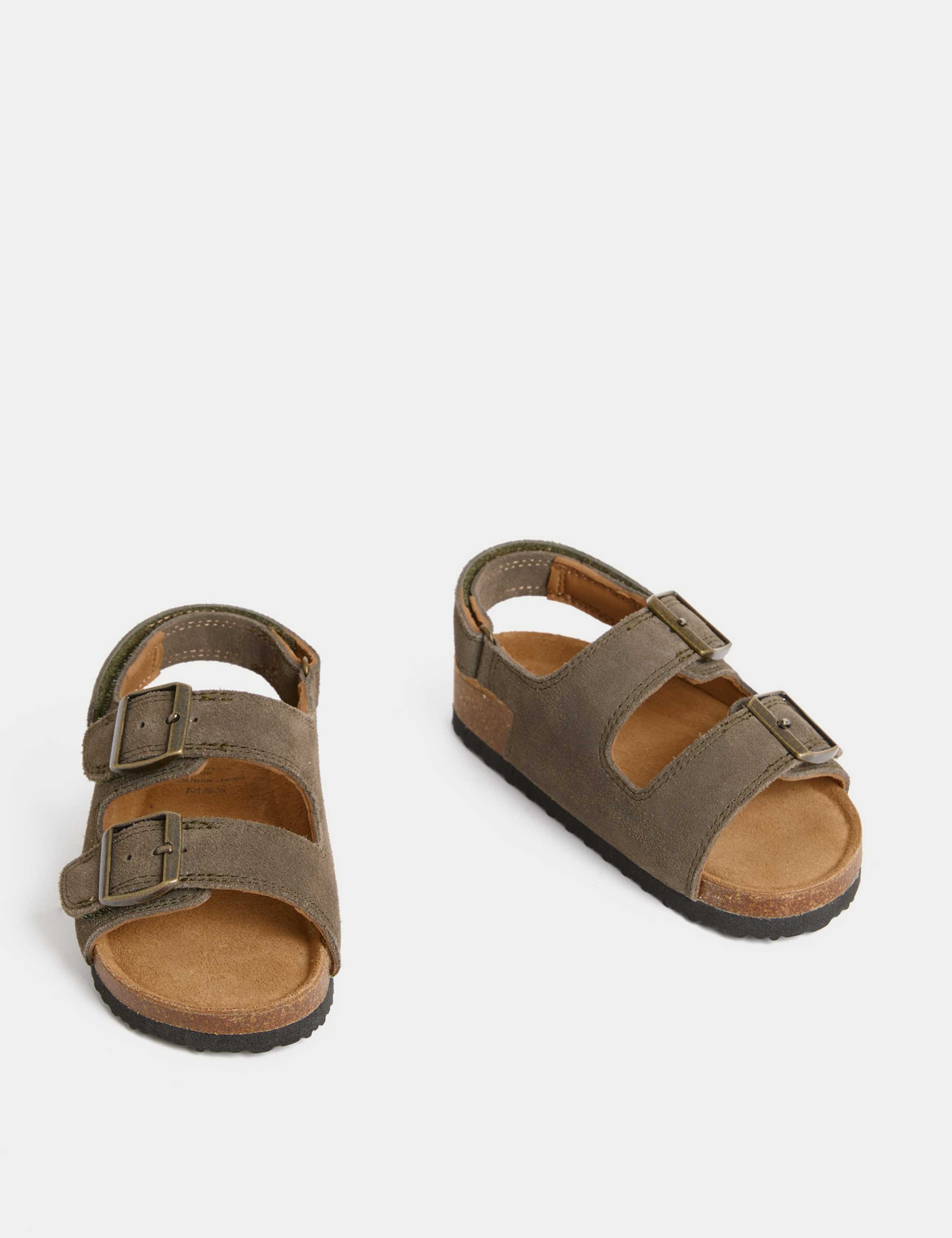 Kids' Leather Footbed Sandals (4 Small - 2 Large) 2 of 4
