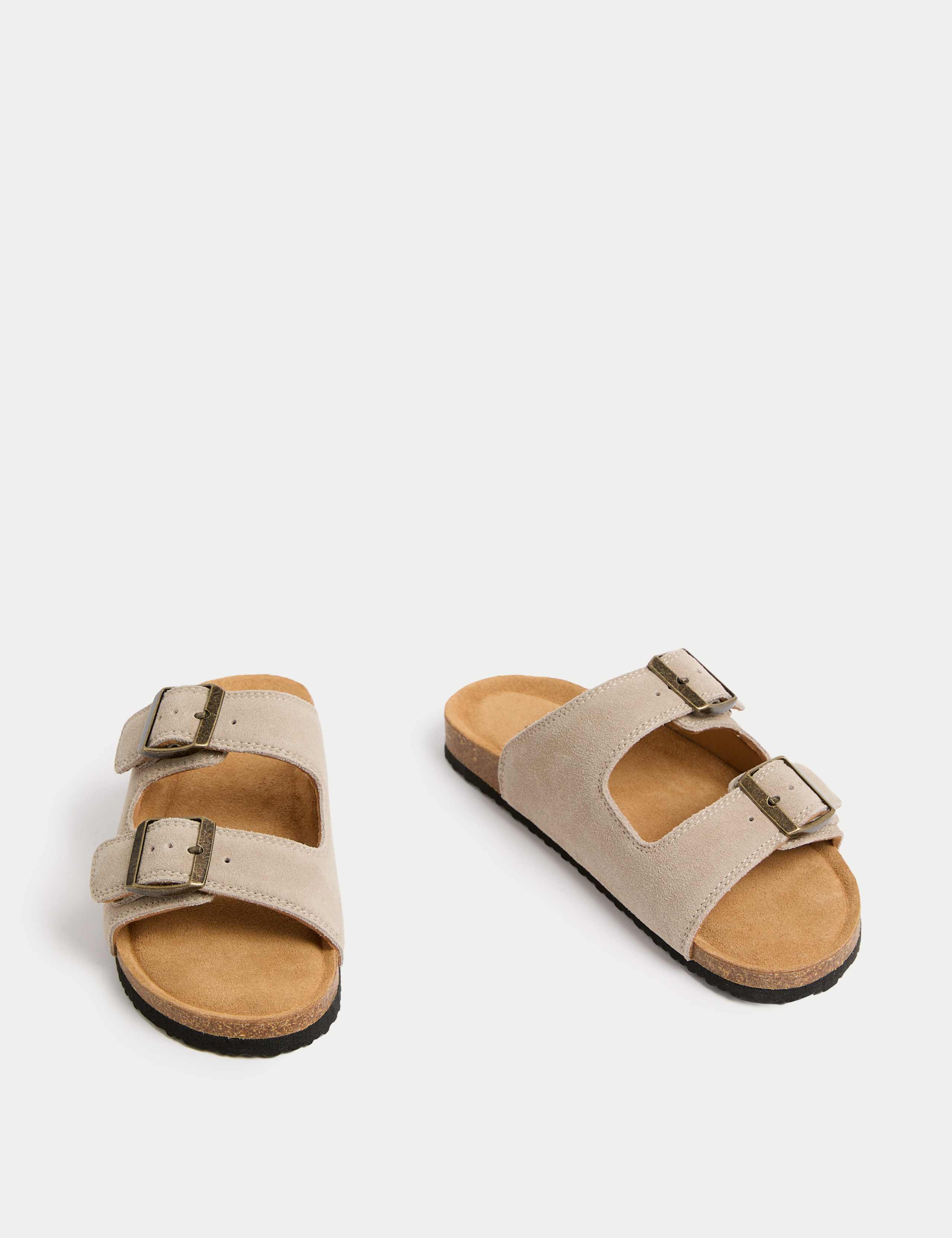 Kids' Leather Footbed Sandals (3 Large - 7 Large) 2 of 4
