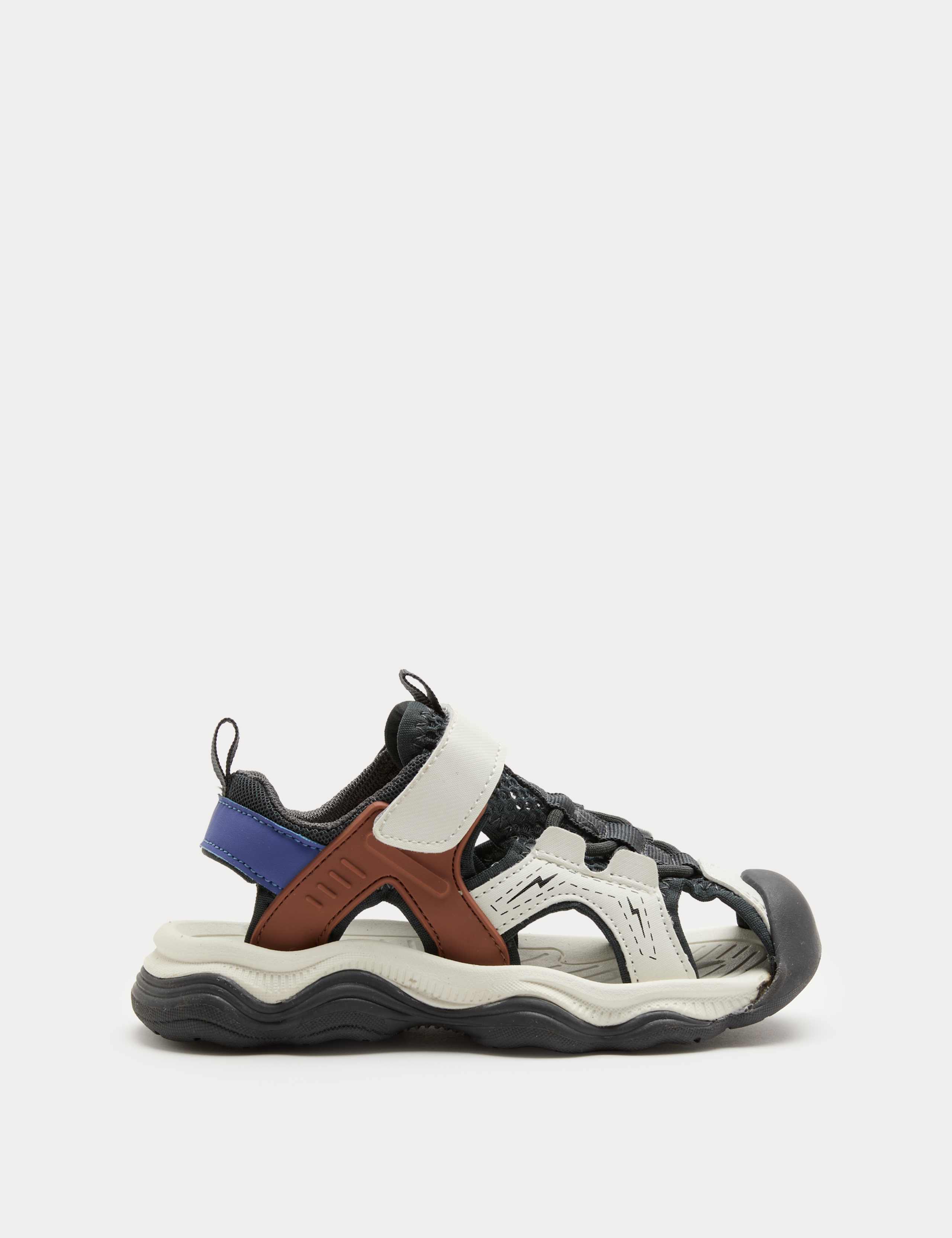 Kids Sporty Colour Block Trekkers (4 Small - 2 Large) 2 of 3