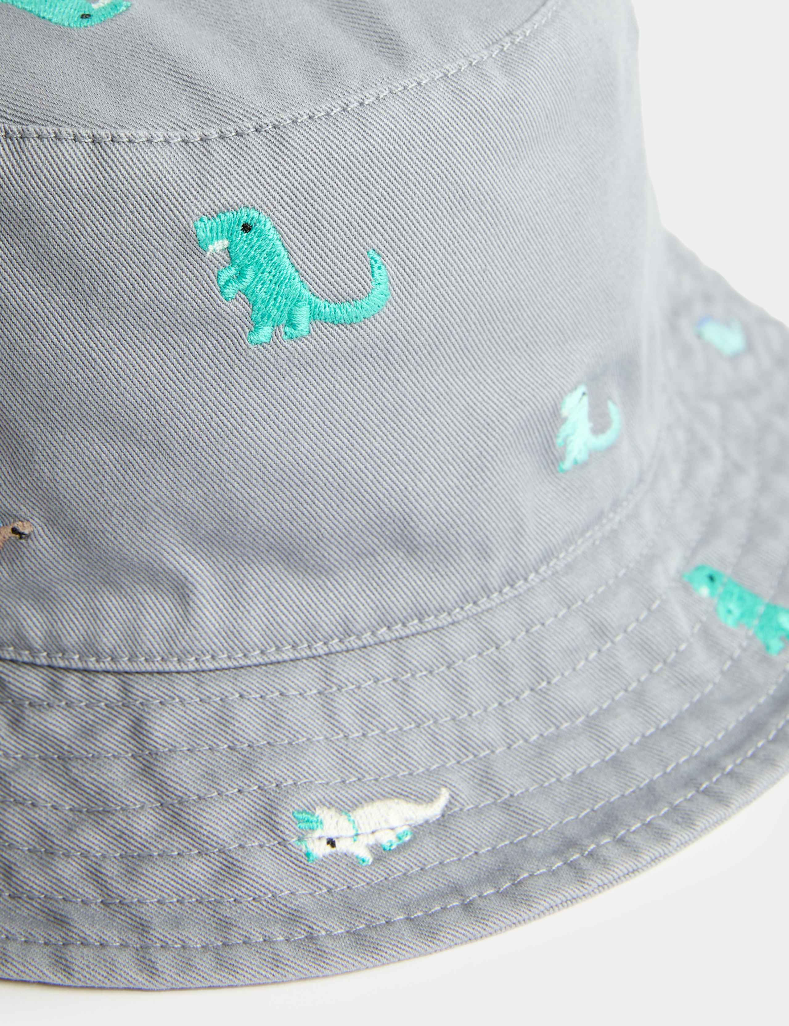 Kids' Embroidered Bucket Sun Hat (1-10 Yrs) 3 of 3
