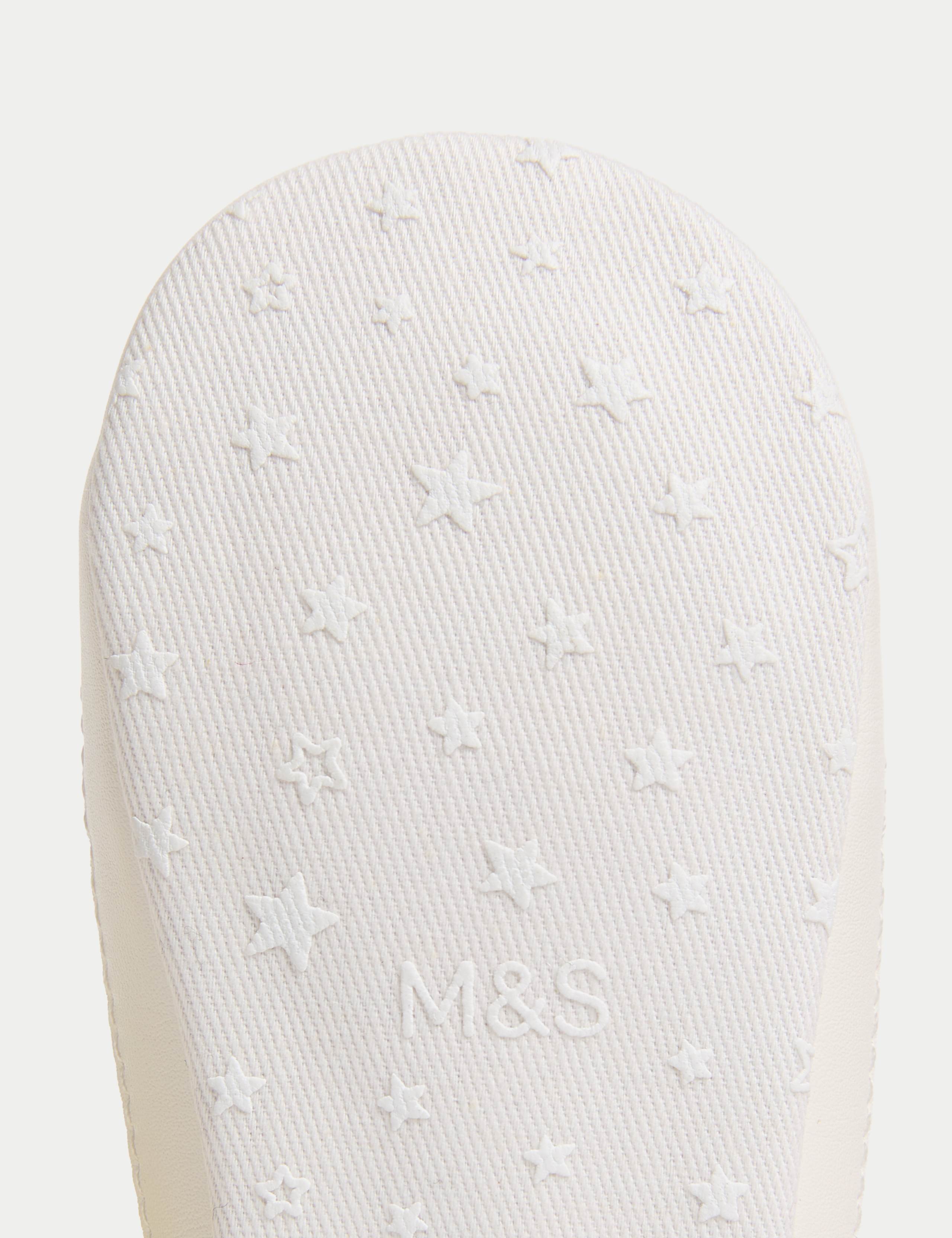 Baby T-Bar Embroidered Pram Shoes (0-18 Mths) 4 of 4