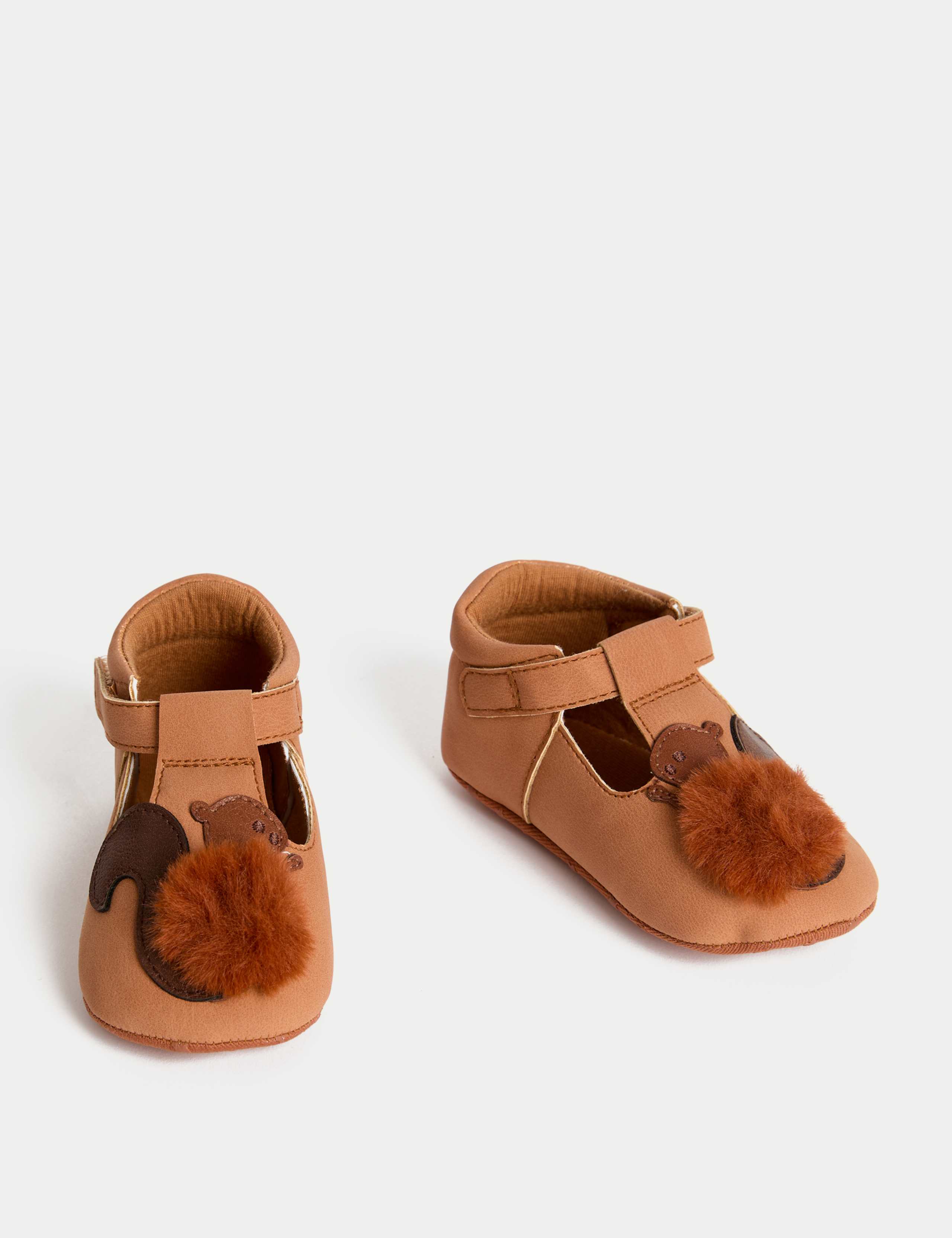 Baby Novelty Squirrel Pram Shoe (0-18 Mths) 2 of 4