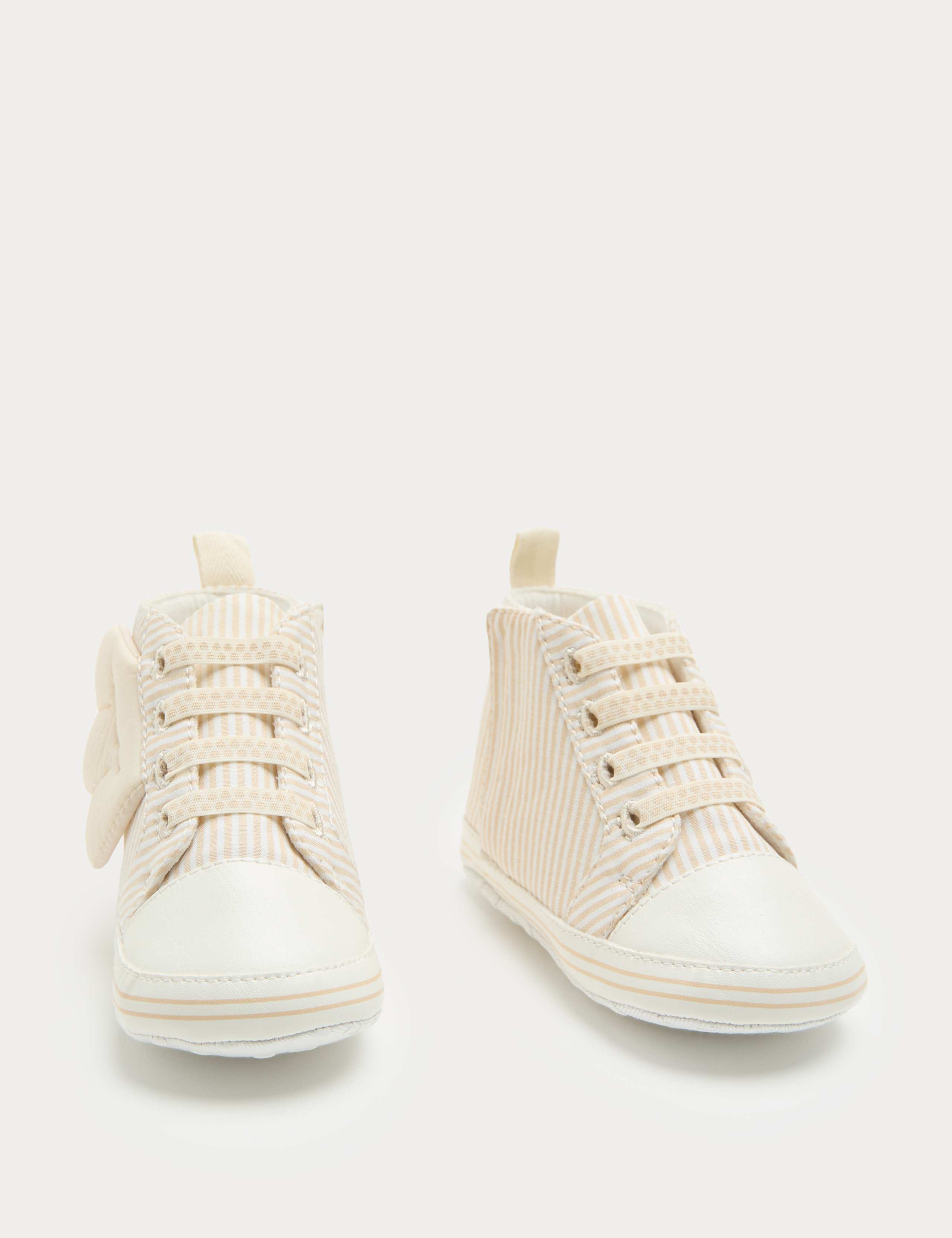 Baby Novelty Wing High Top Trainer Pram Shoes (0-18 Months) 1 of 3