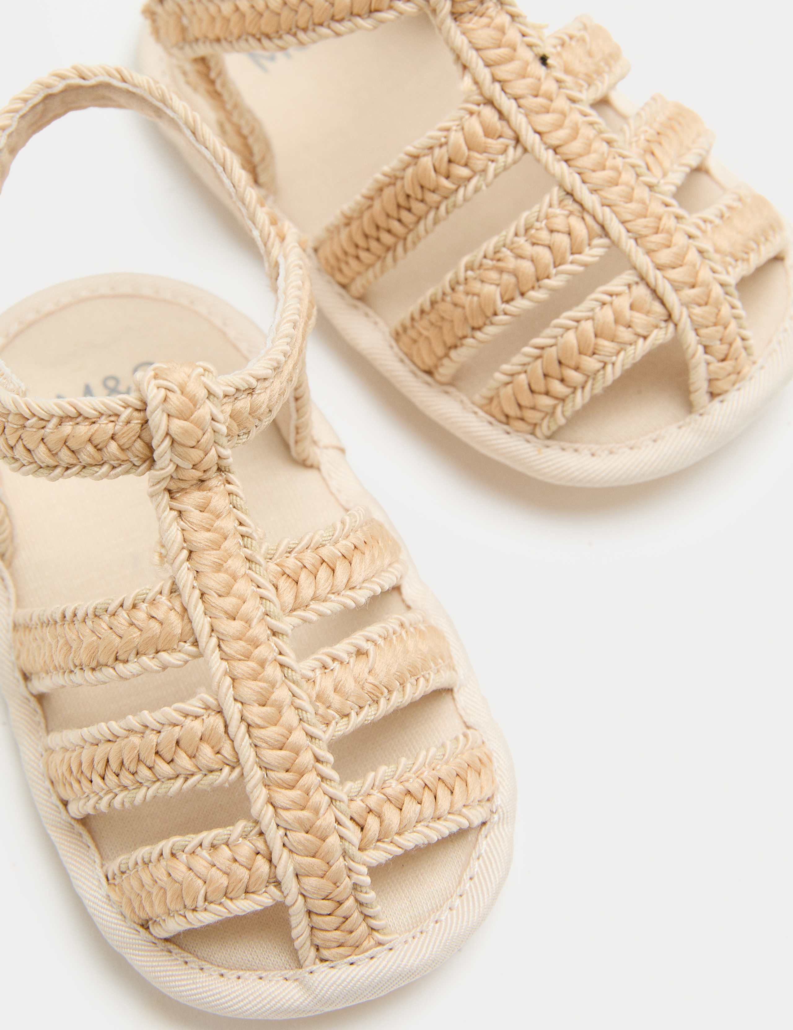 Baby Braided Riptape Fisherman Pram Sandals (0-18 Mths) 3 of 3
