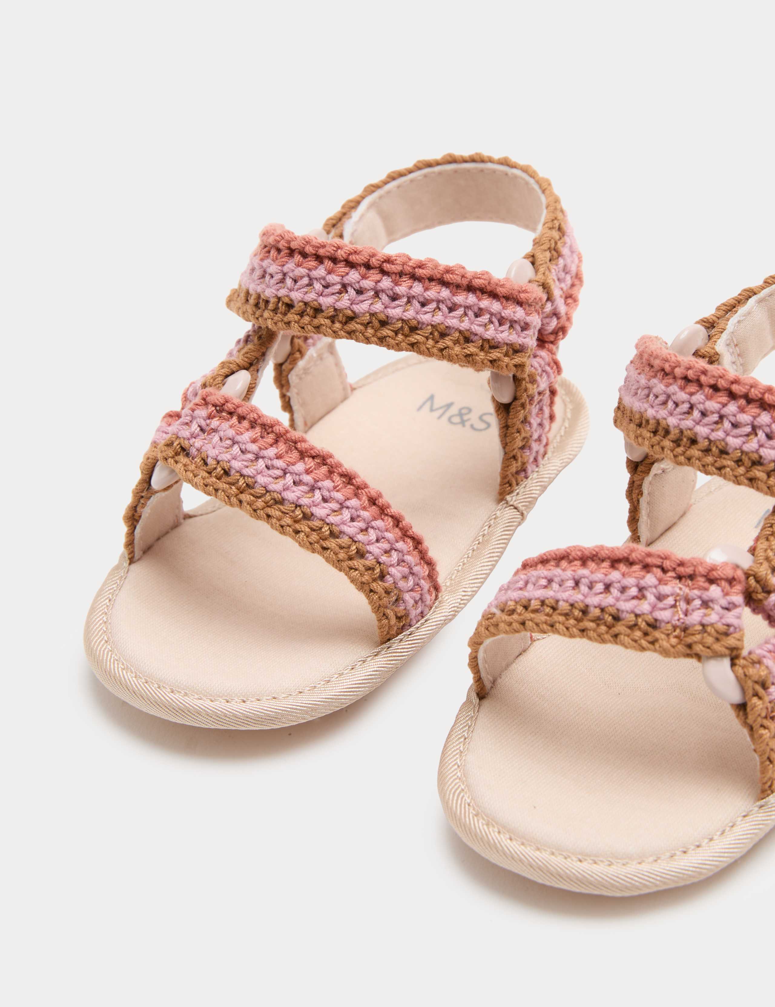 Baby Crochet Trekker Pram Sandals (0-18 Mths) 3 of 3