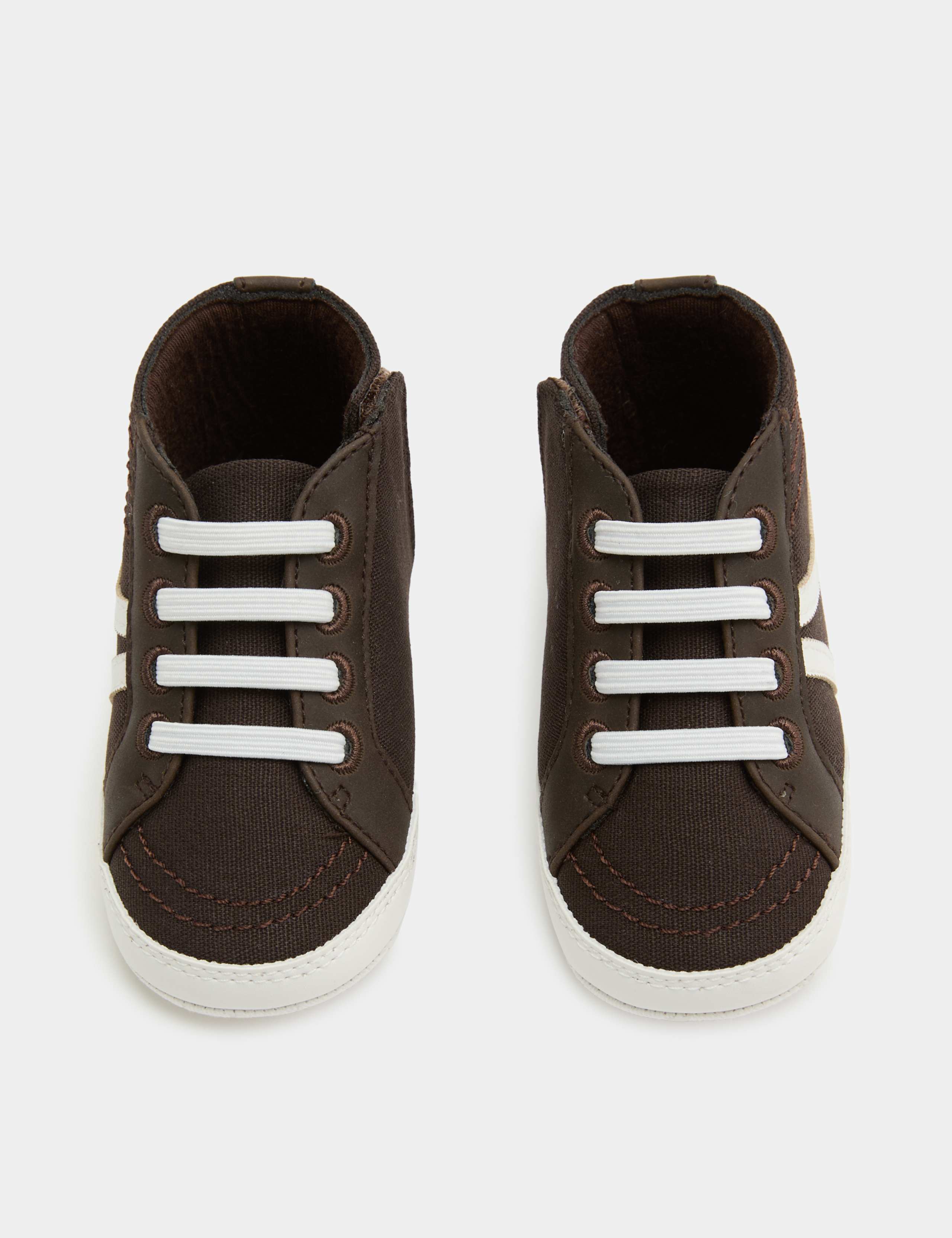 Baby Canvas Riptape Pram Trainers (0-18 Mths) 2 of 3