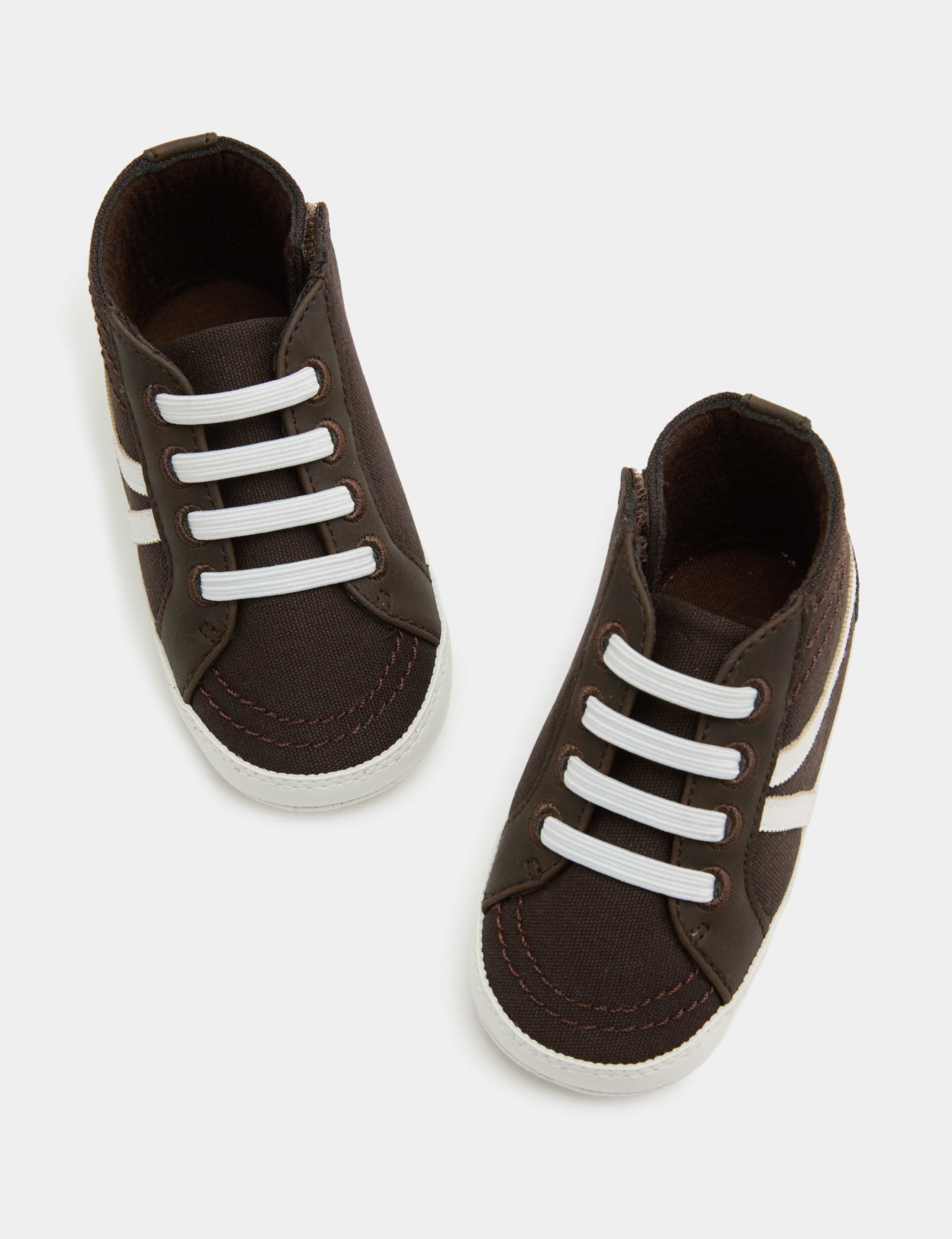 Baby Canvas Riptape Pram Trainers (0-18 Mths) 3 of 3