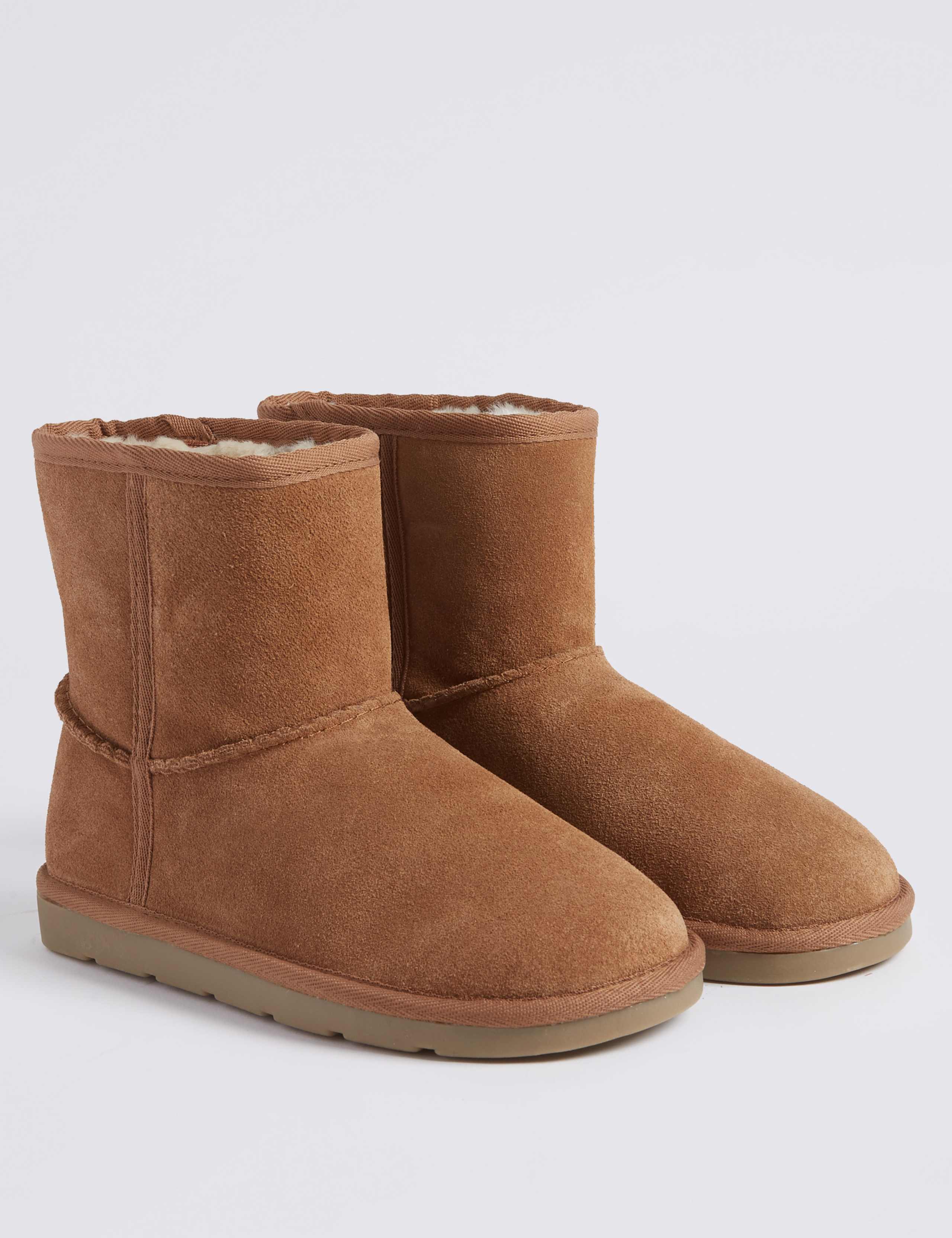 Kids' Suede Ankle Boots (13 Small - 6 Large) 1 of 4