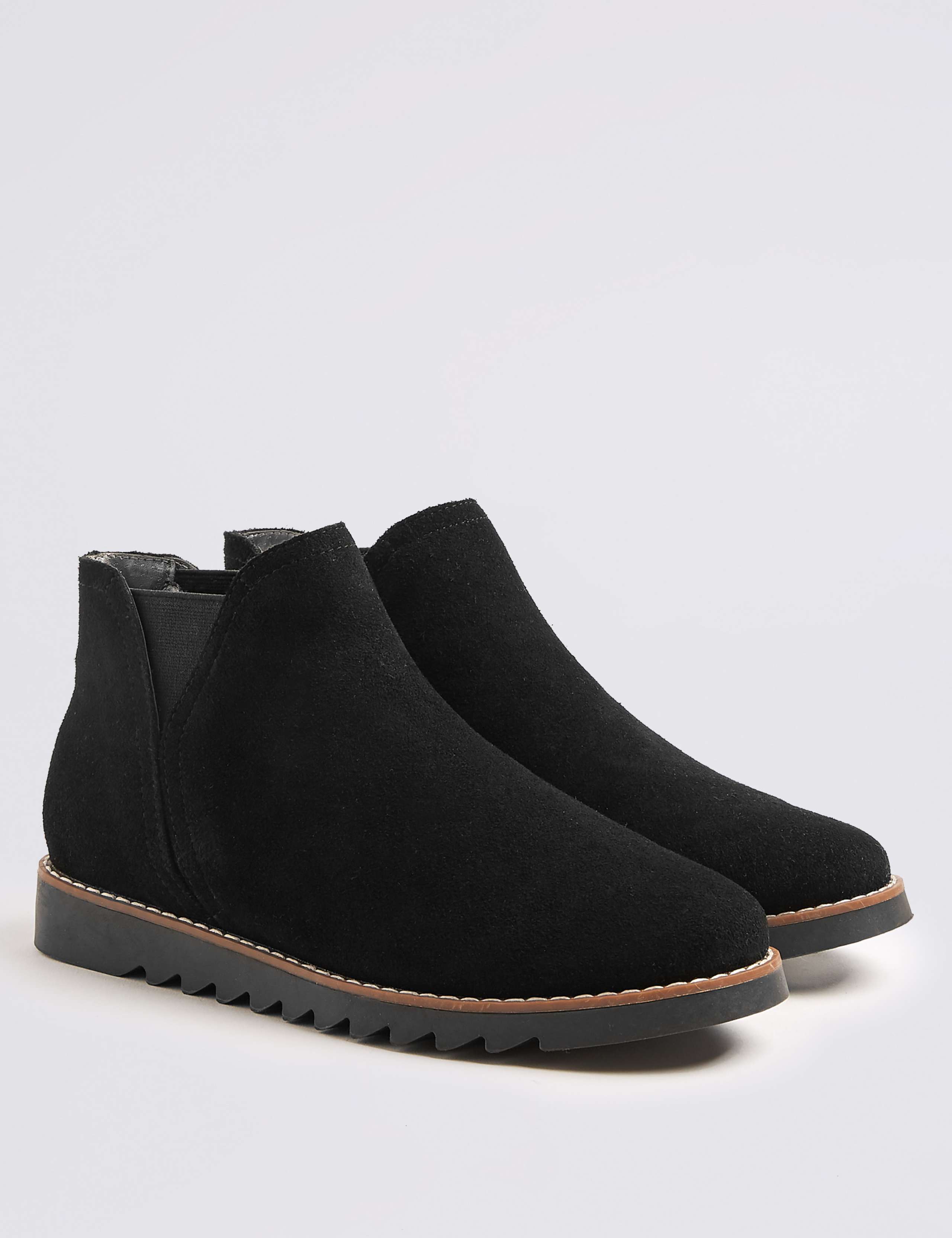 Kids' Suede Ankle Boots (13 Small - 6 Large) 1 of 5