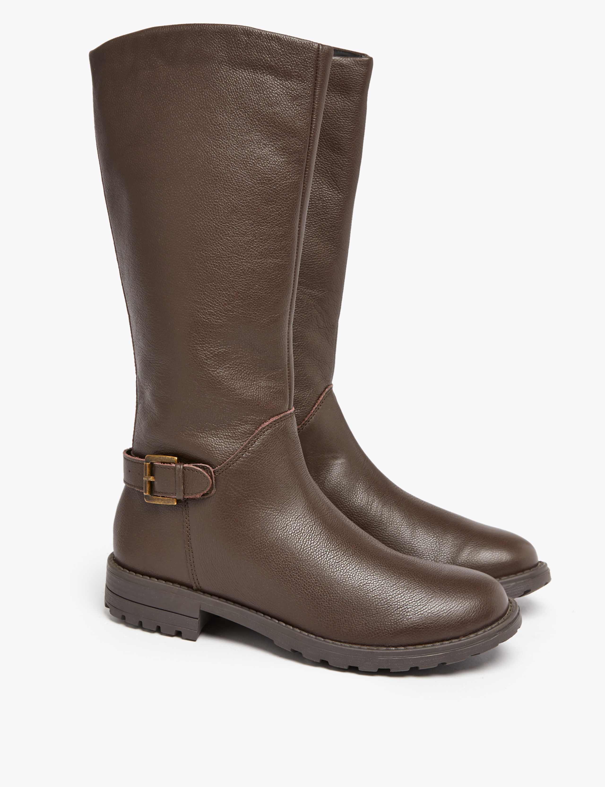 Kids’ Leather Knee High Boots (13 Small - 6 Large) 1 of 5