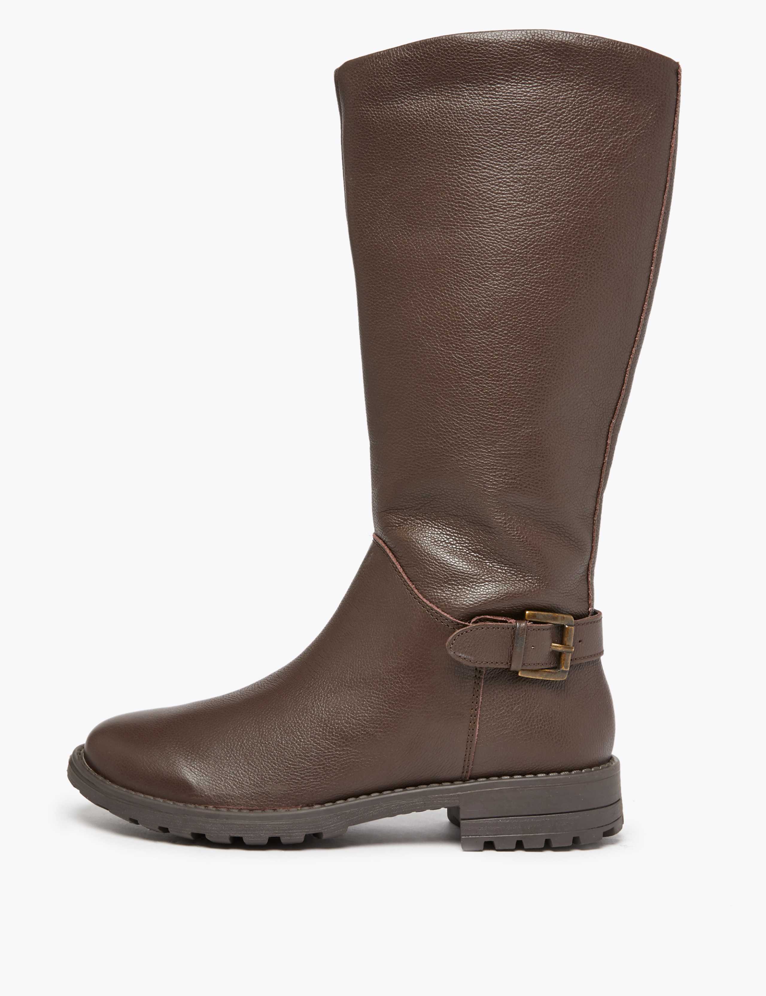 Kids’ Leather Knee High Boots (13 Small - 6 Large) 3 of 5