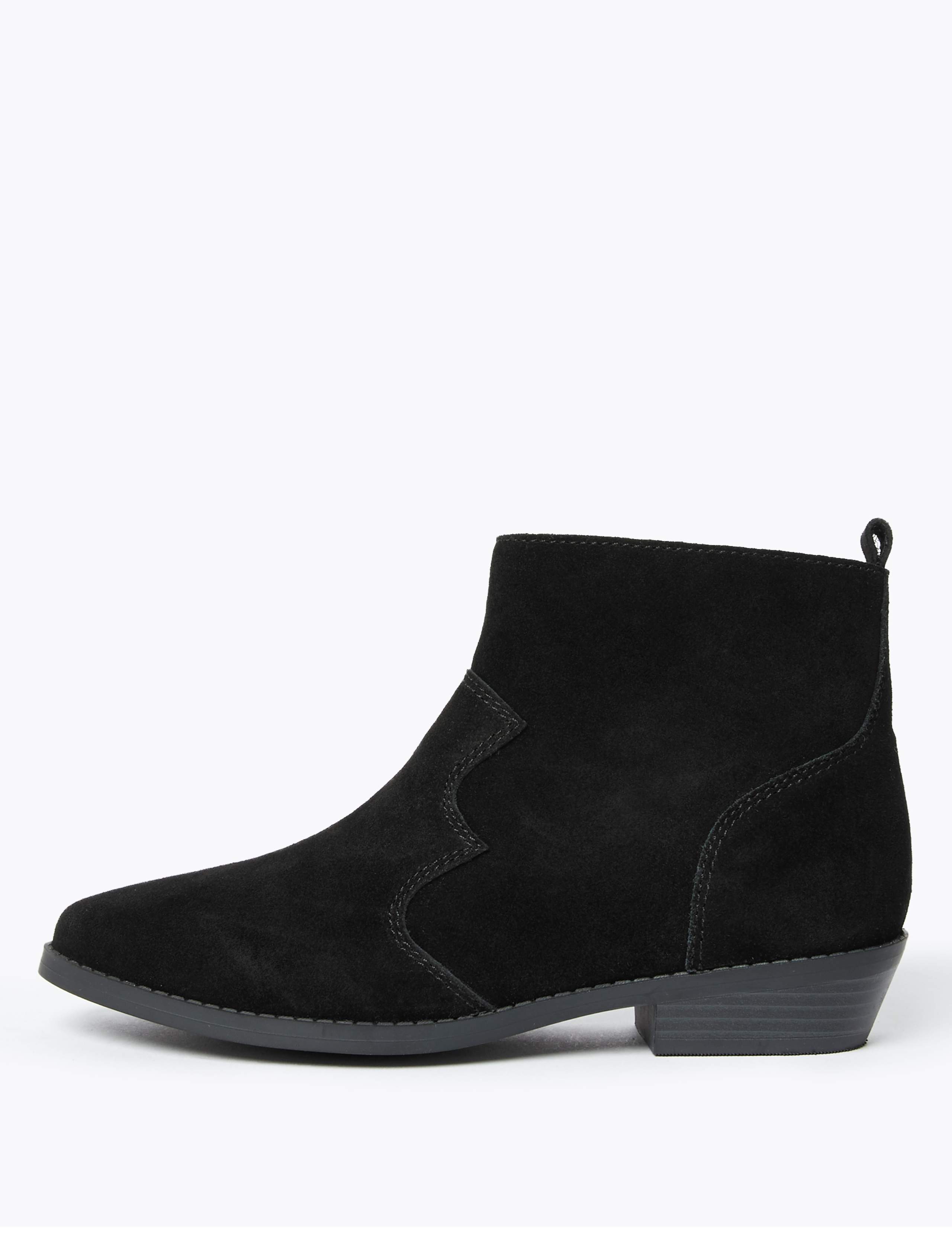 Kids' Suede Freshfeet™ Ankle Boots (13 Small - 6 Large) 3 of 5