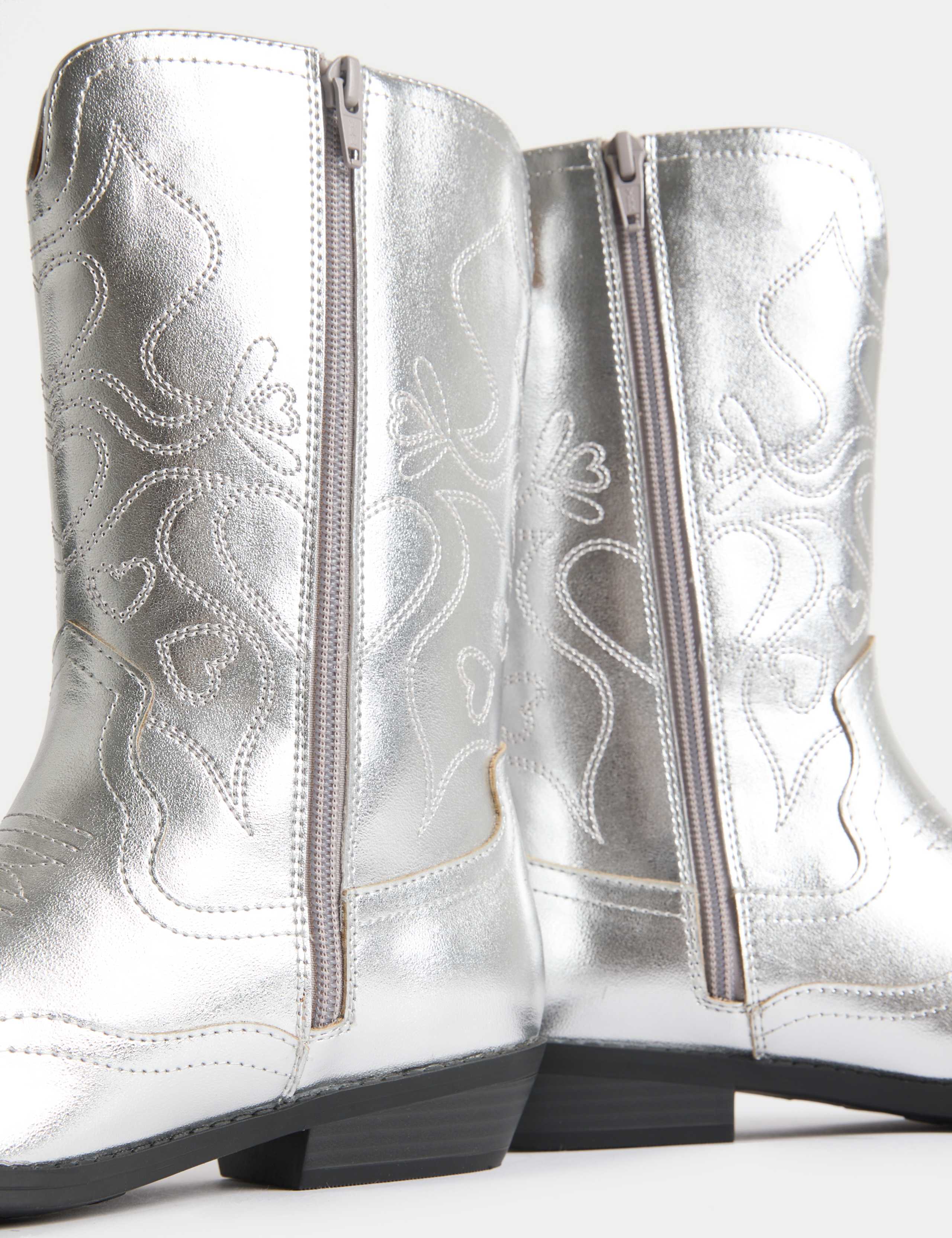 Kids' Western Boots (9 Small - 6 Large) 3 of 4