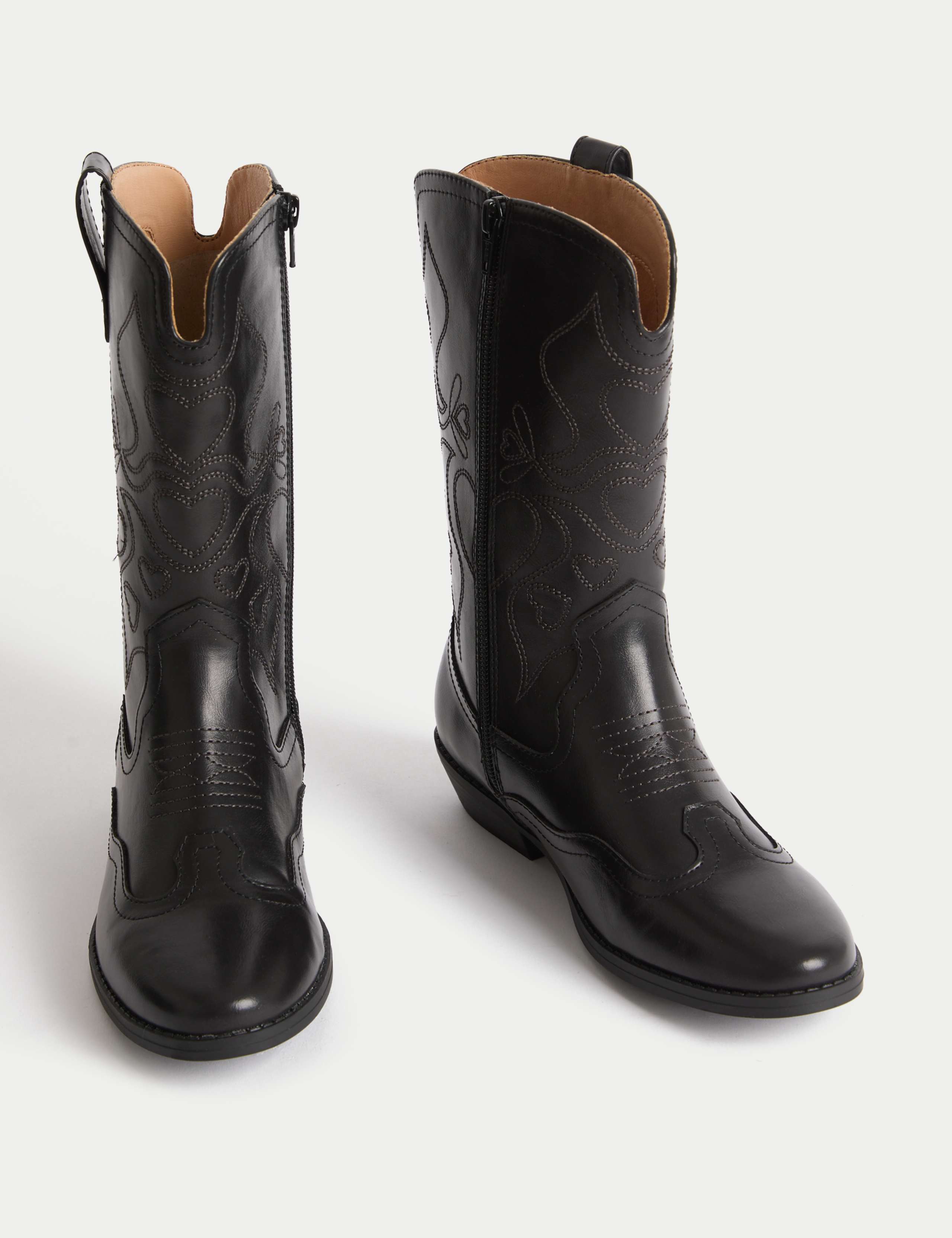 Kids' Western Boots (9 Small - 6 Large) 2 of 4