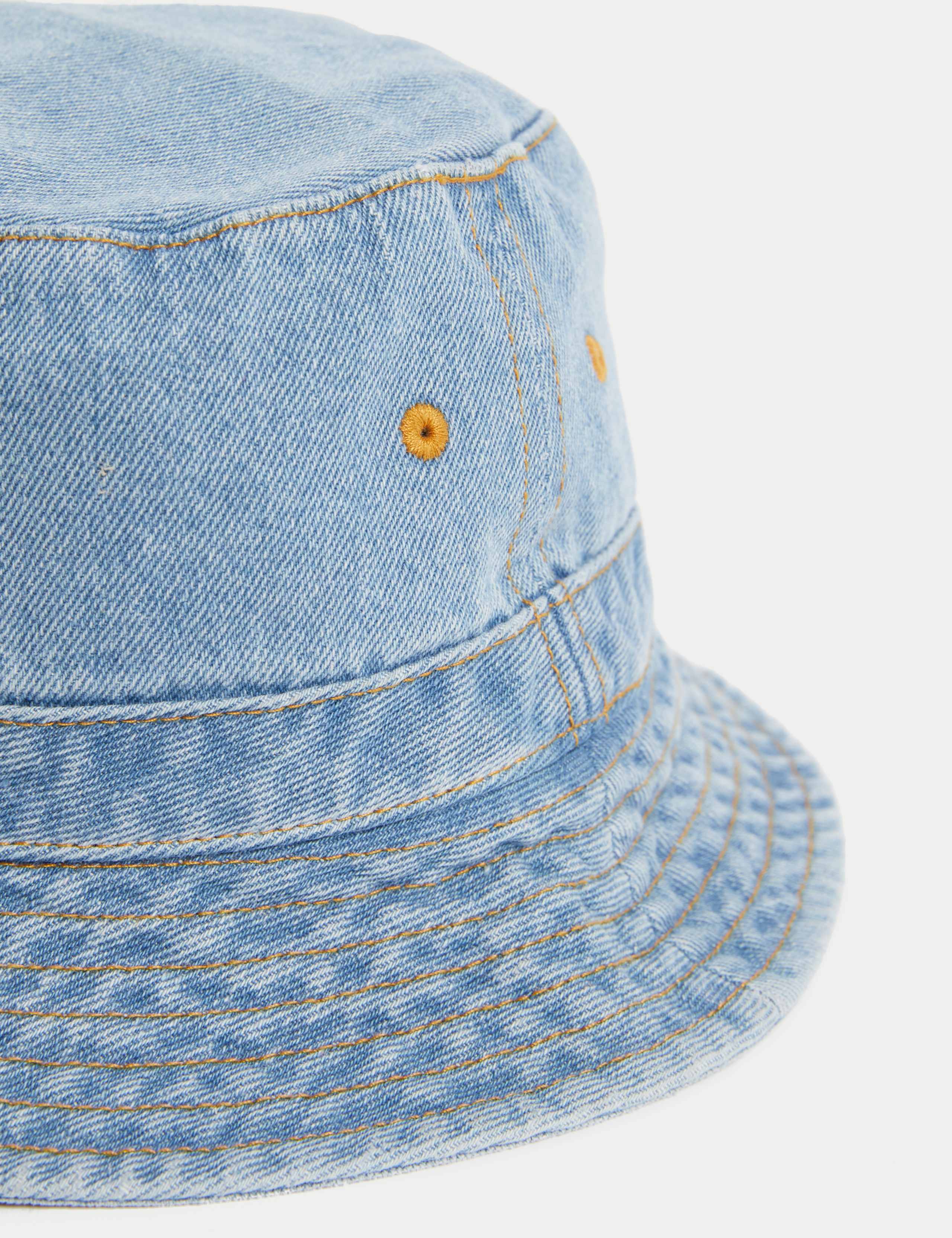 Kids Cotton Plain Bucket Hat (1-13 Yrs) 2 of 3