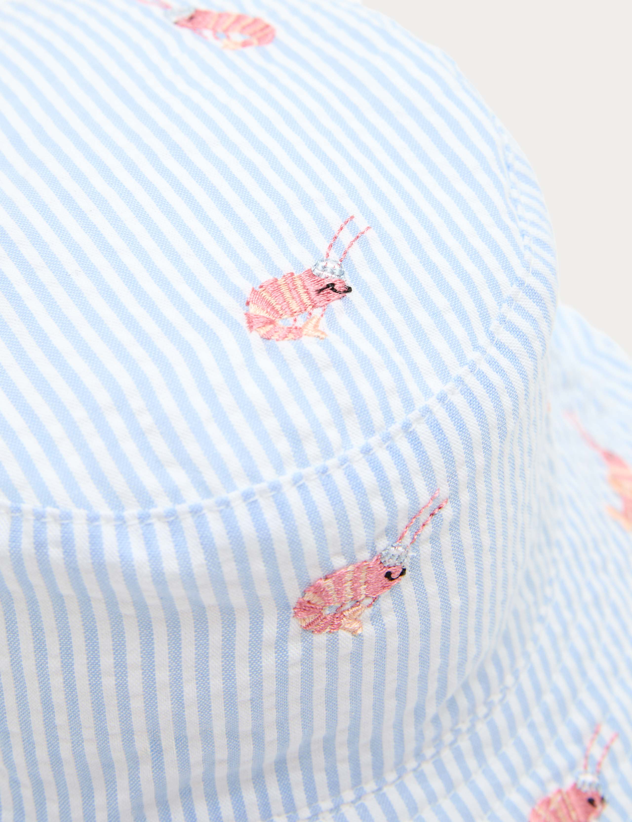 Coastal Shrimp Bucket Hat (0-36 Mths) 2 of 3