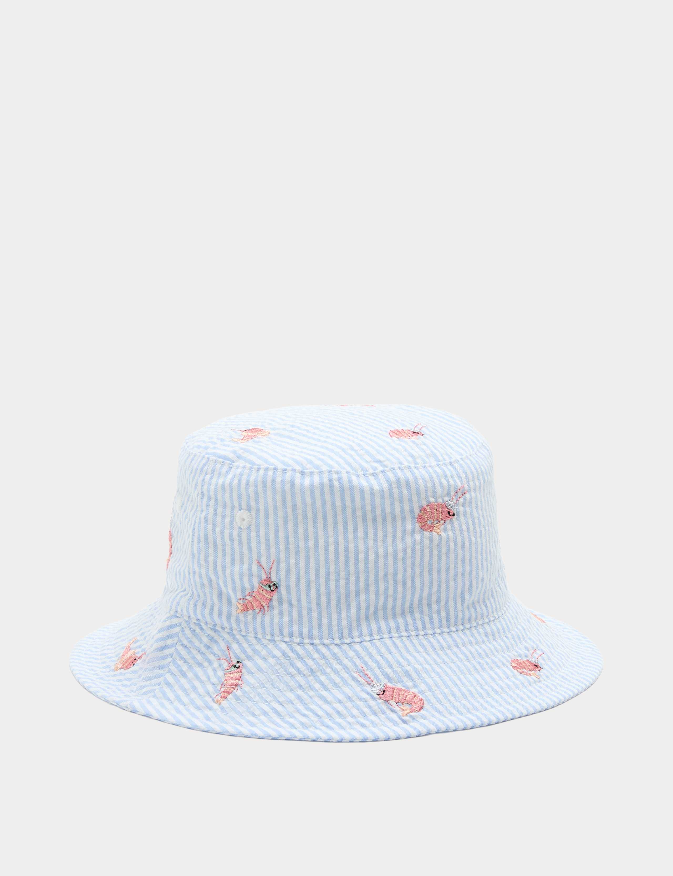 Coastal Shrimp Bucket Hat (0-36 Mths) 1 of 3