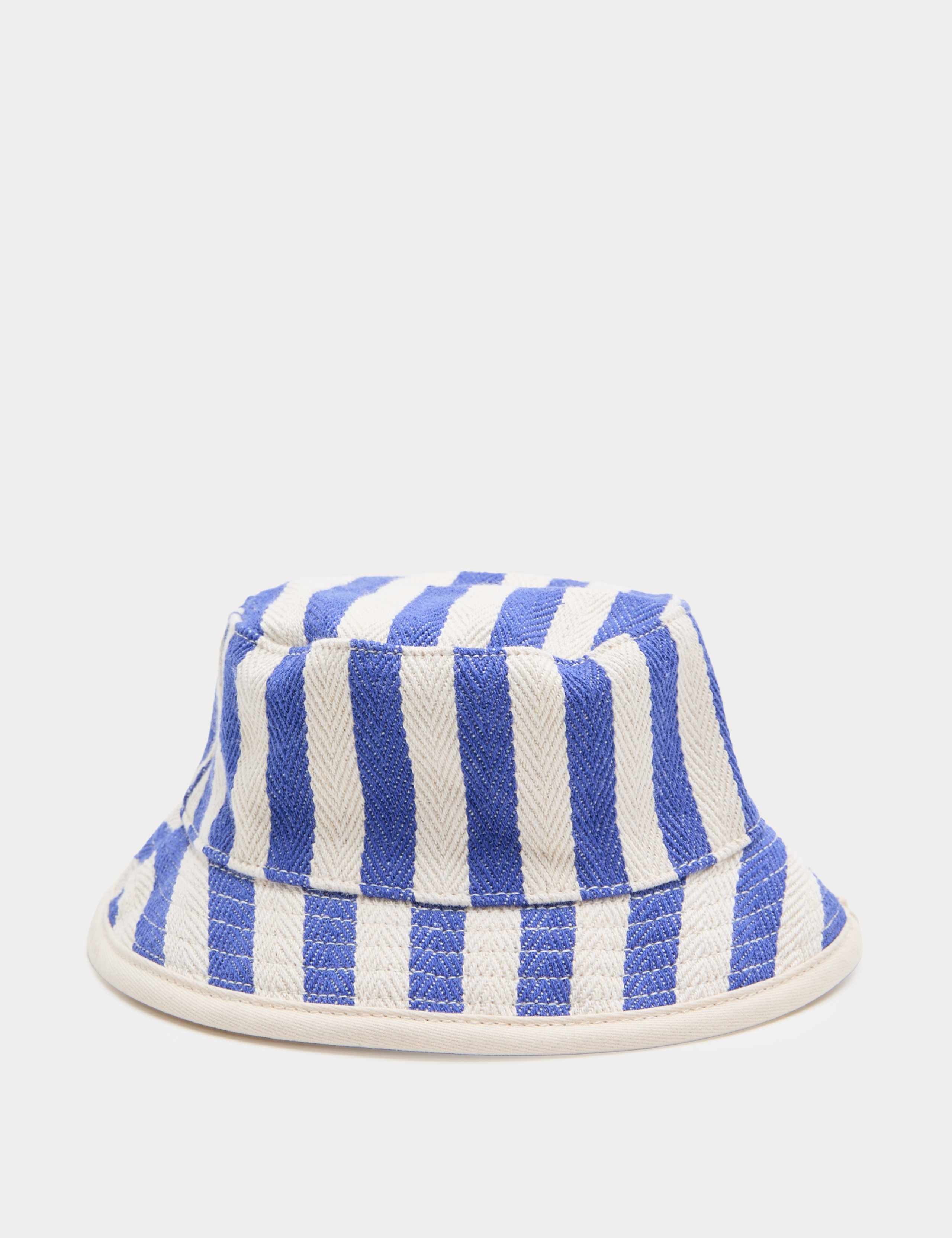 Baby Chunky Stripe Twill Bucket Hat (0-36 Months) 1 of 2