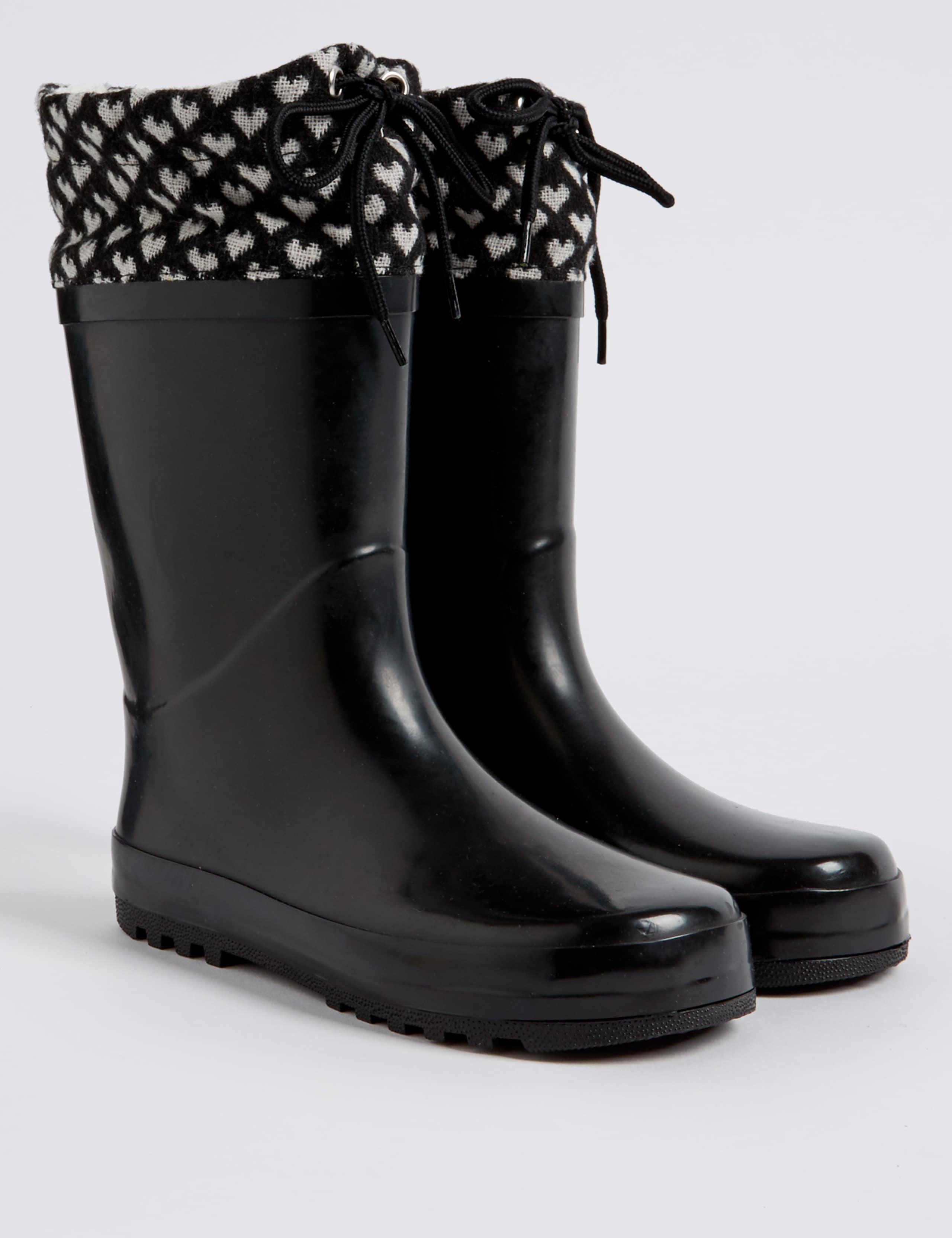 Kids' Knitted Cuff Wellies (13 Small - 6 Large) 1 of 4