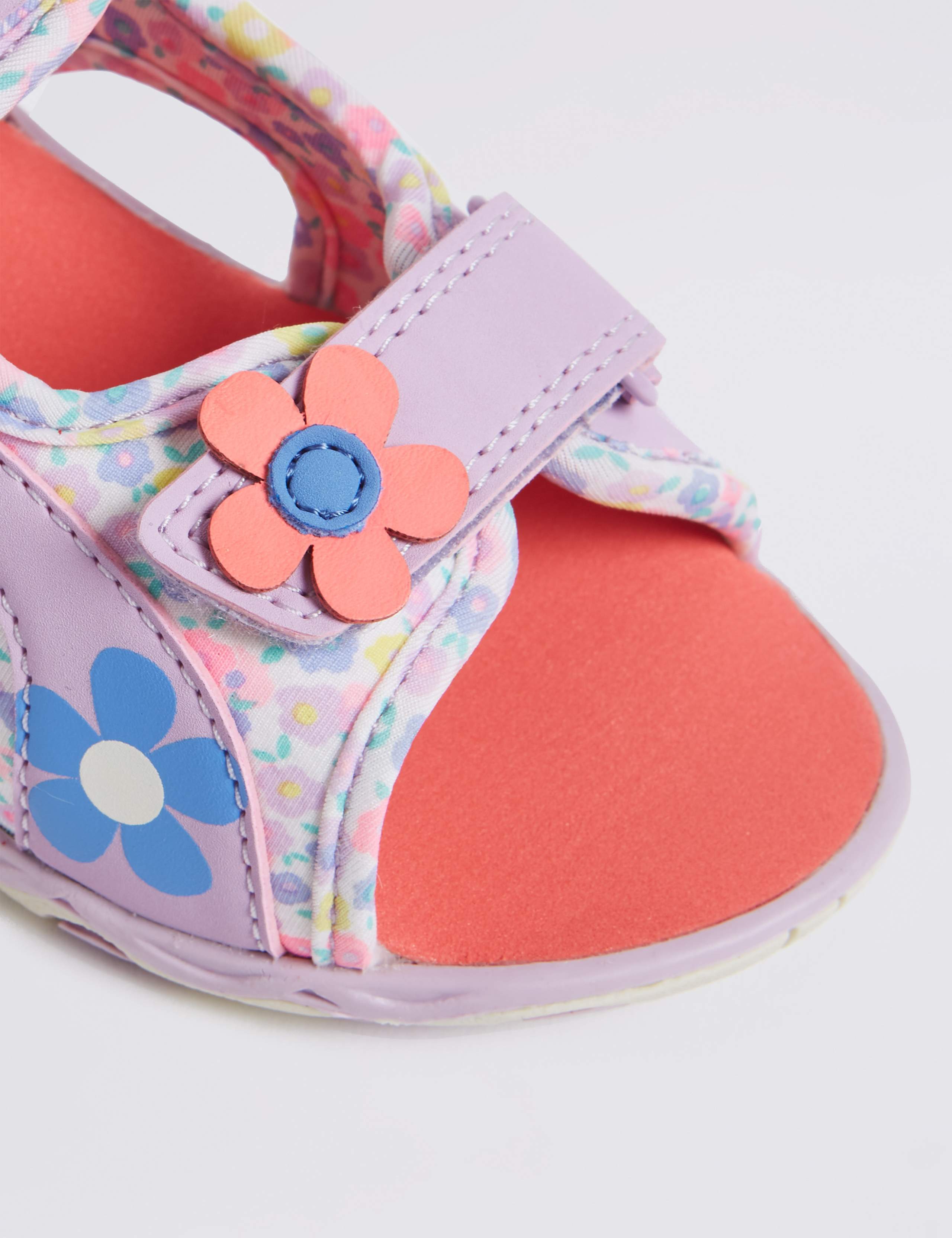 Kids’ Riptape Flashing Light Sandals (5 Small - 12 Small) 4 of 5