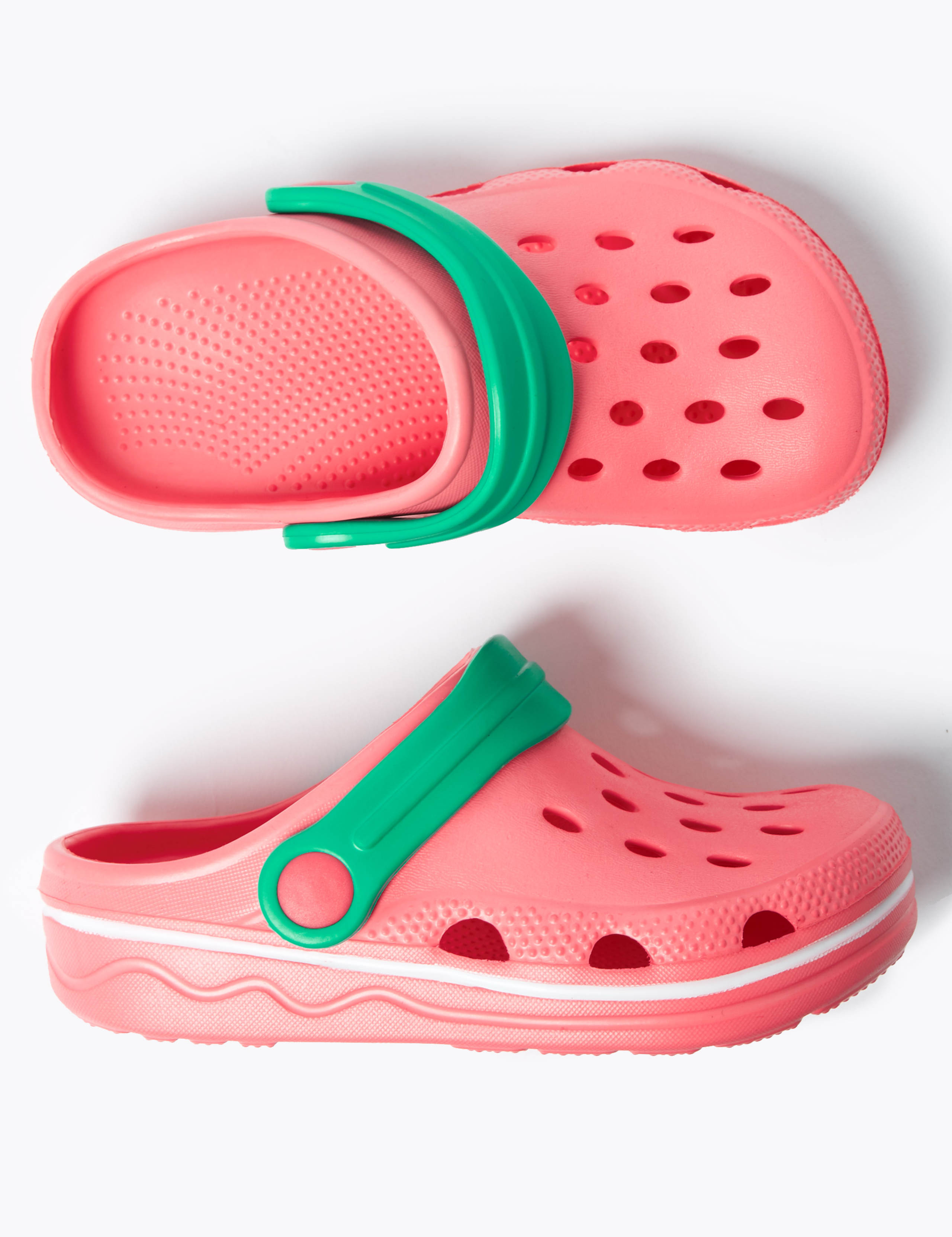 Kids' Contrast Strap Clogs (5 Small - 12 Small) 2 of 5