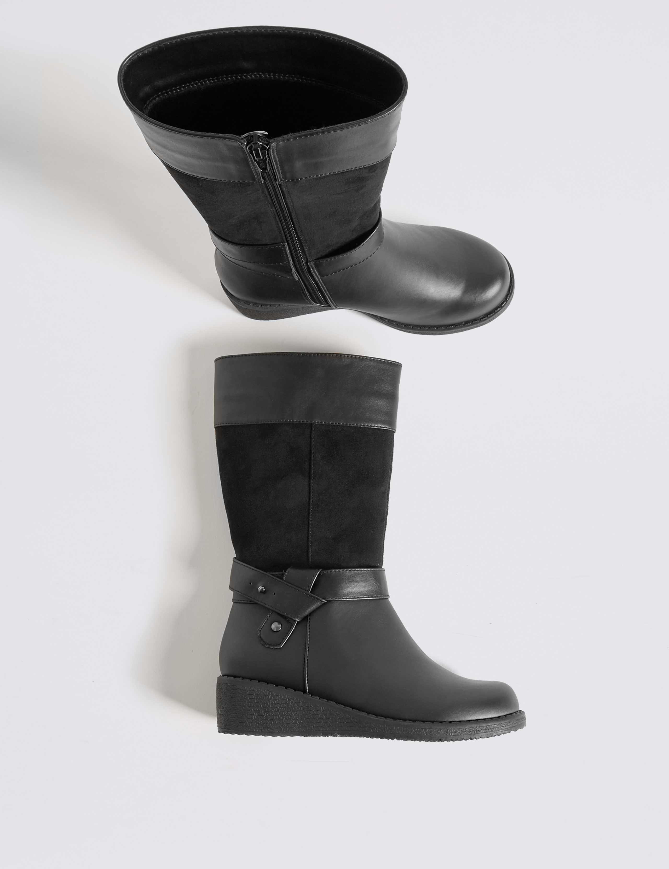 Kids’ Wedge Riding Boots (13 Small - 6 Large) 2 of 4