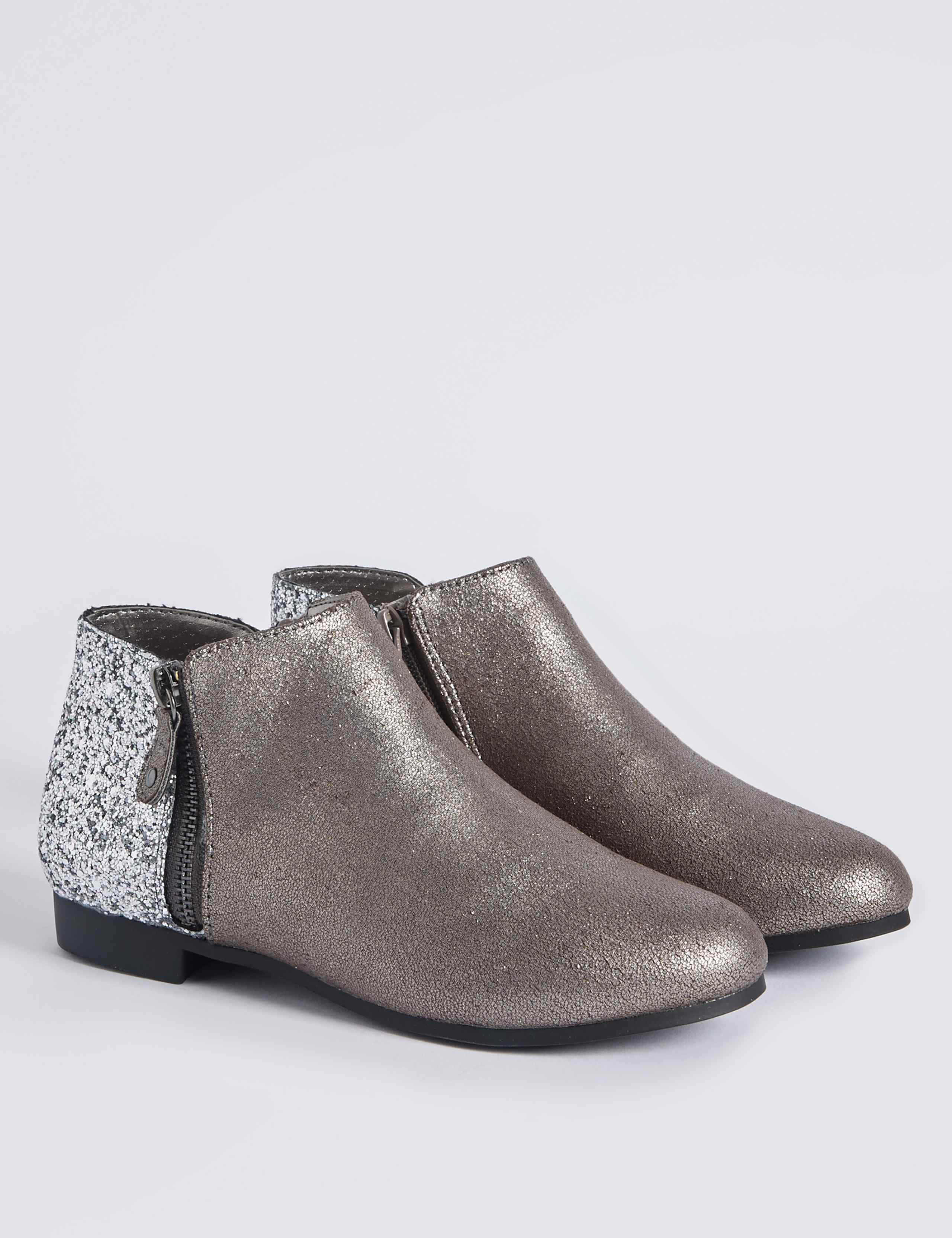 Kids' Metallic Ankle Boots 1 of 4