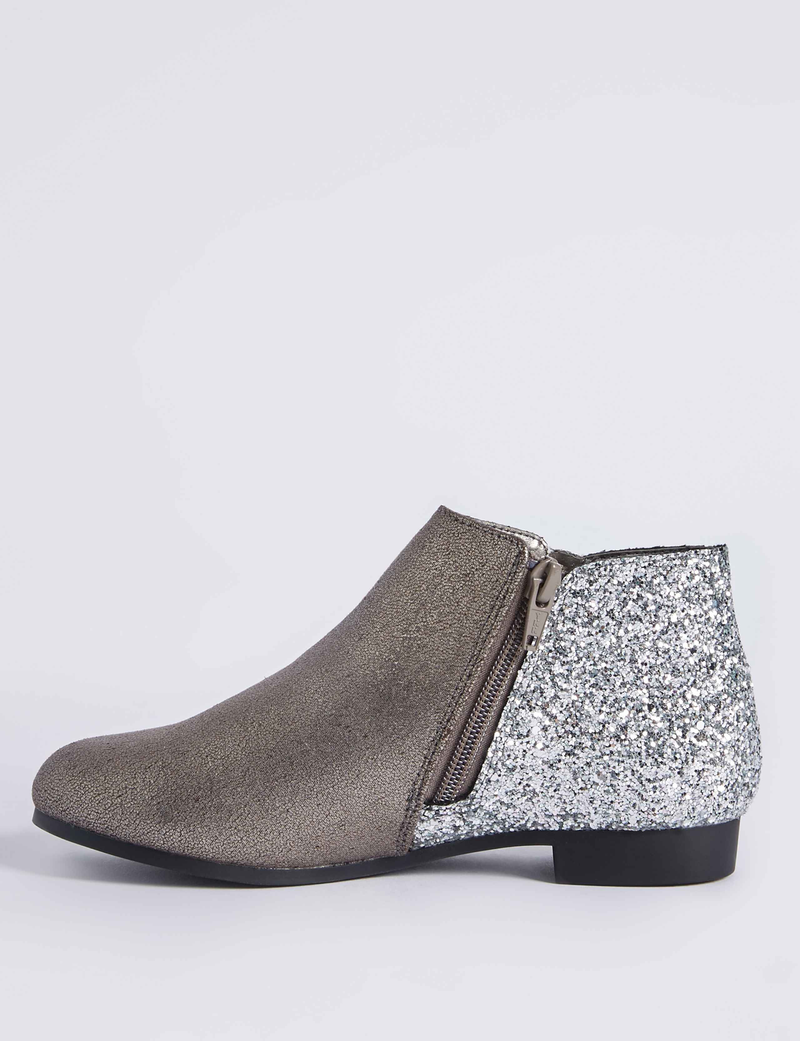 Kids' Metallic Ankle Boots 3 of 4