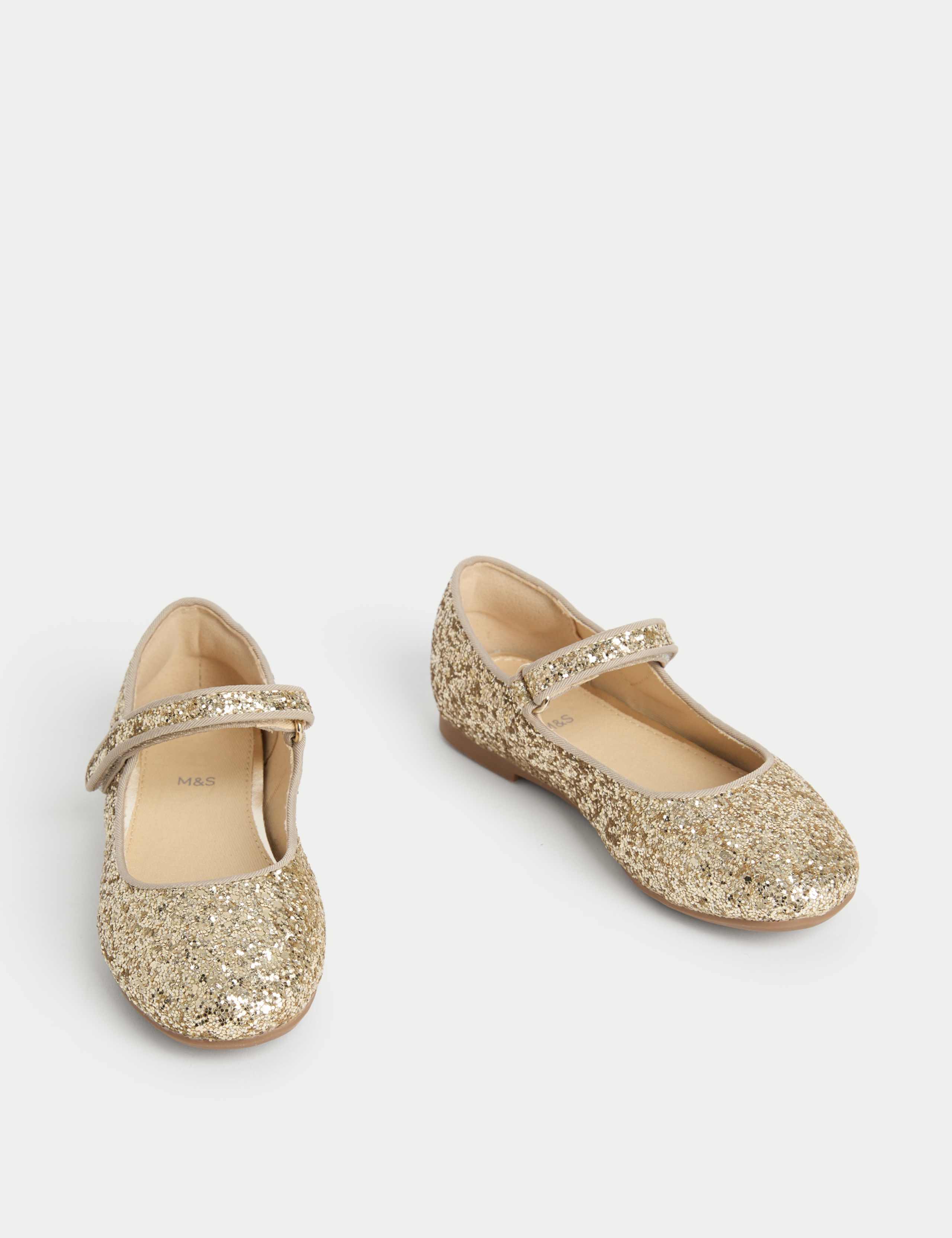 Kids' Glitter Ballet Pumps (4 Small - 2 Large) 2 of 4