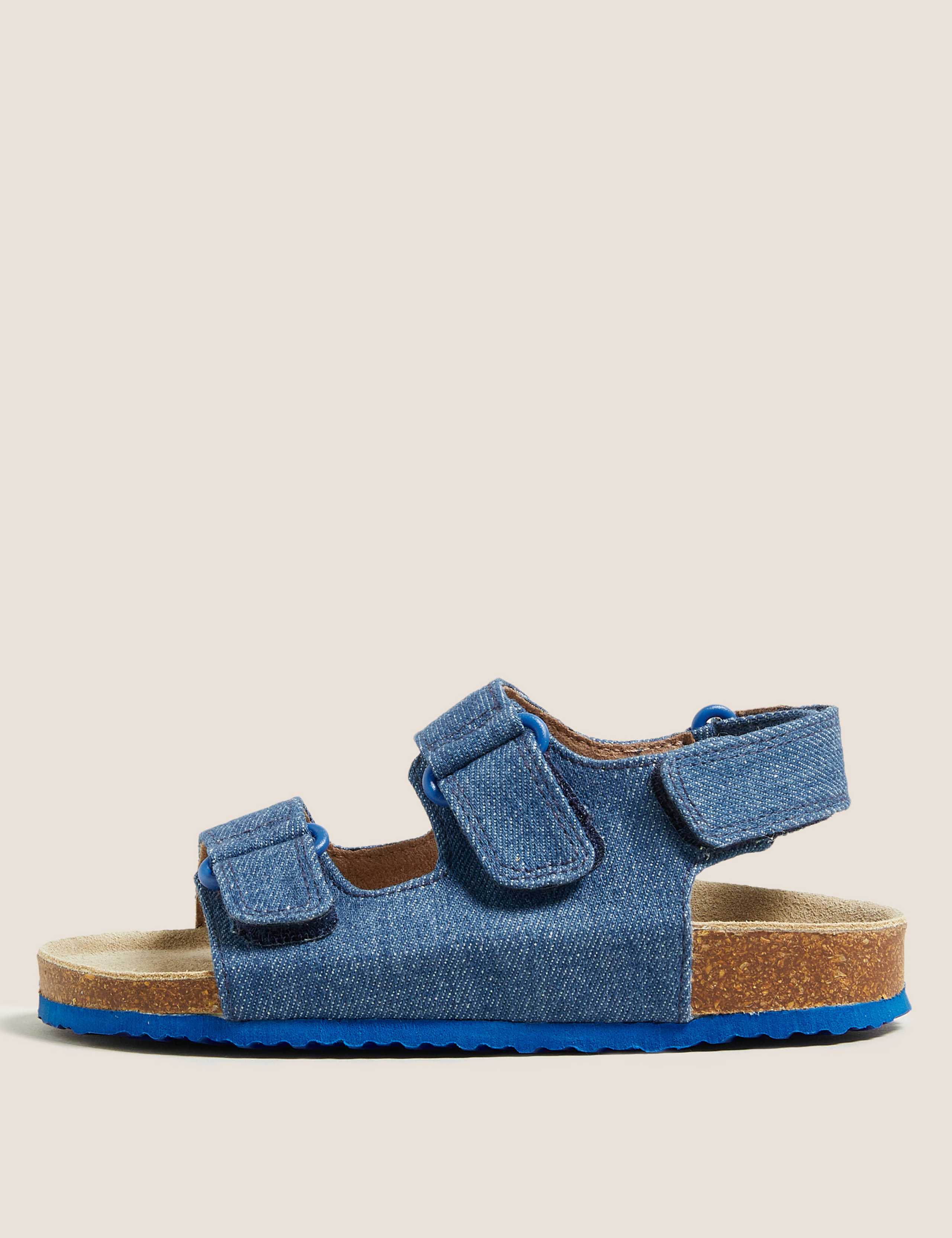 Kids' Denim Riptape Sandals (5 Small - 12 Small) 5 of 5