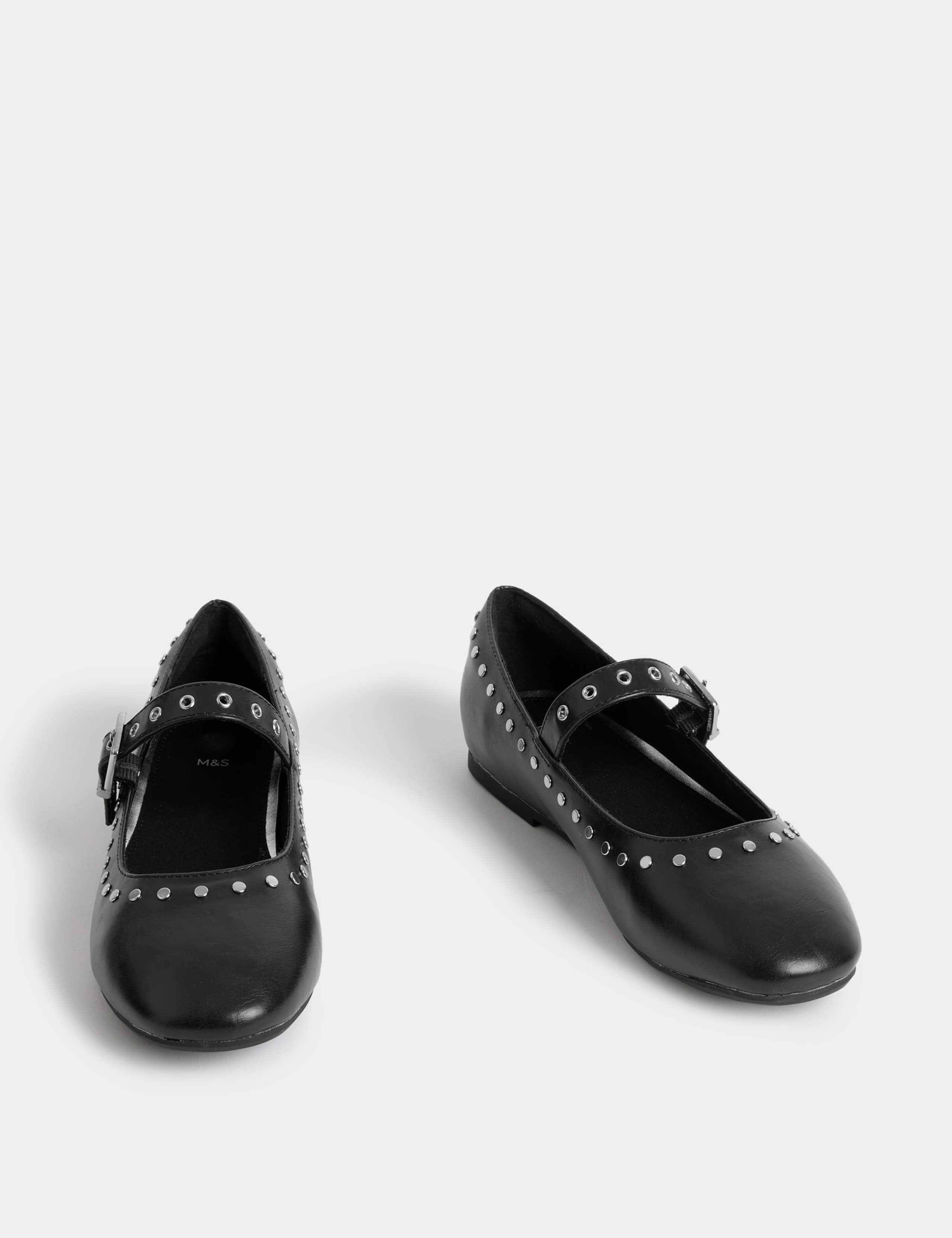 Kids' Studded Ballet Pumps (10 Small - 6 Large) 2 of 4