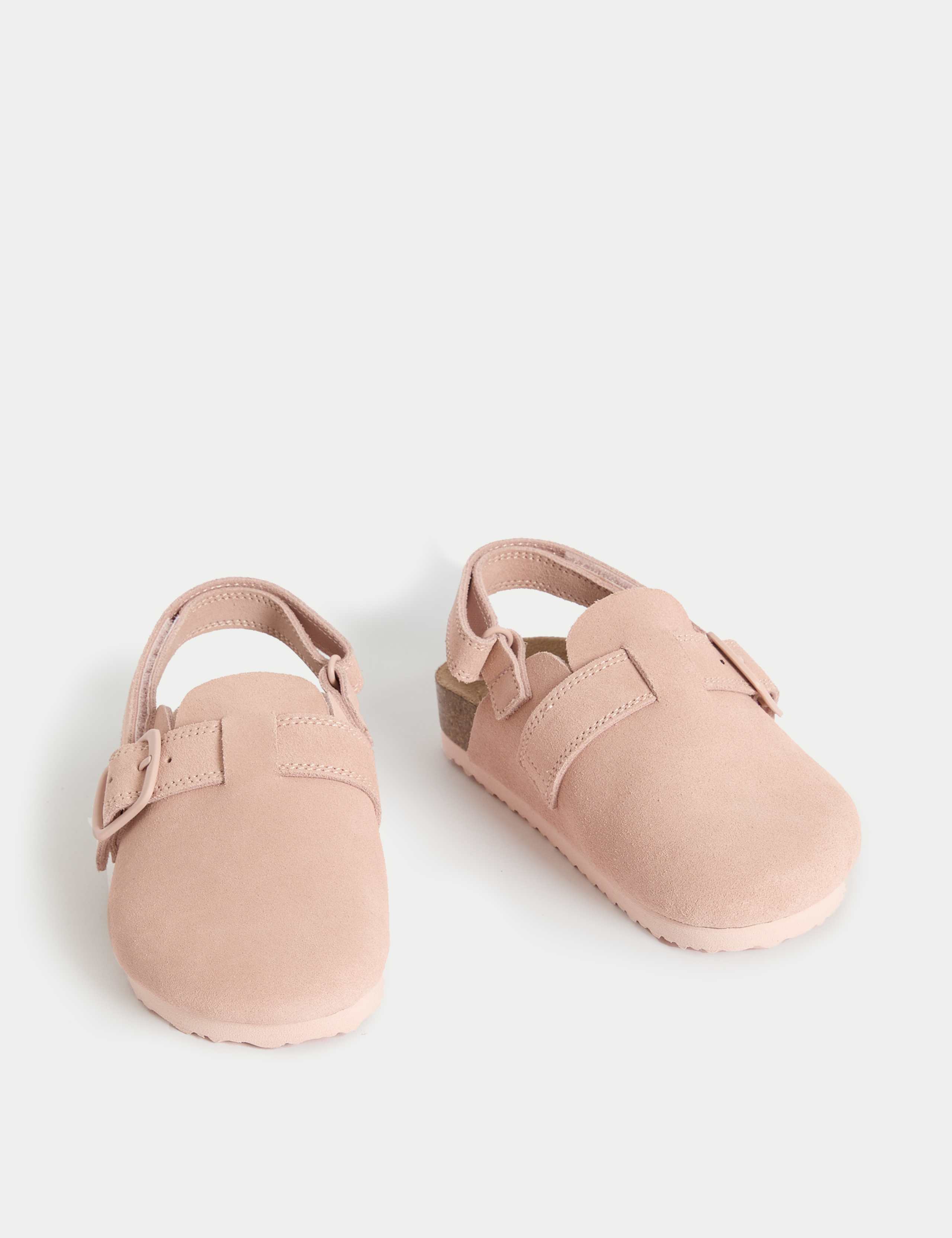 Kids Suede Riptape Clogs (4 Small - 2 Large) 2 of 4