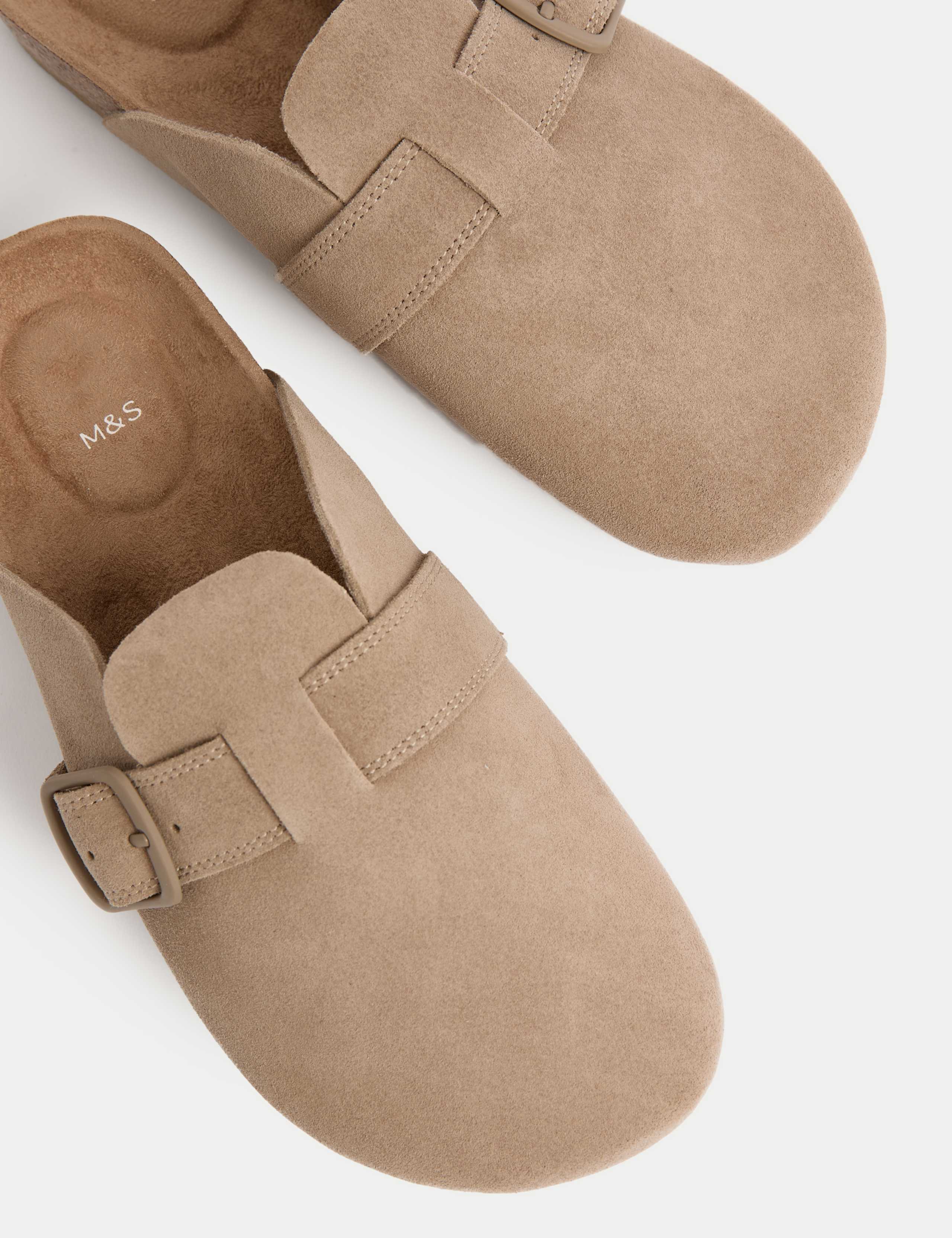 Kids' Suede Footbed Clogs (3 Large - 6 Large) 3 of 4