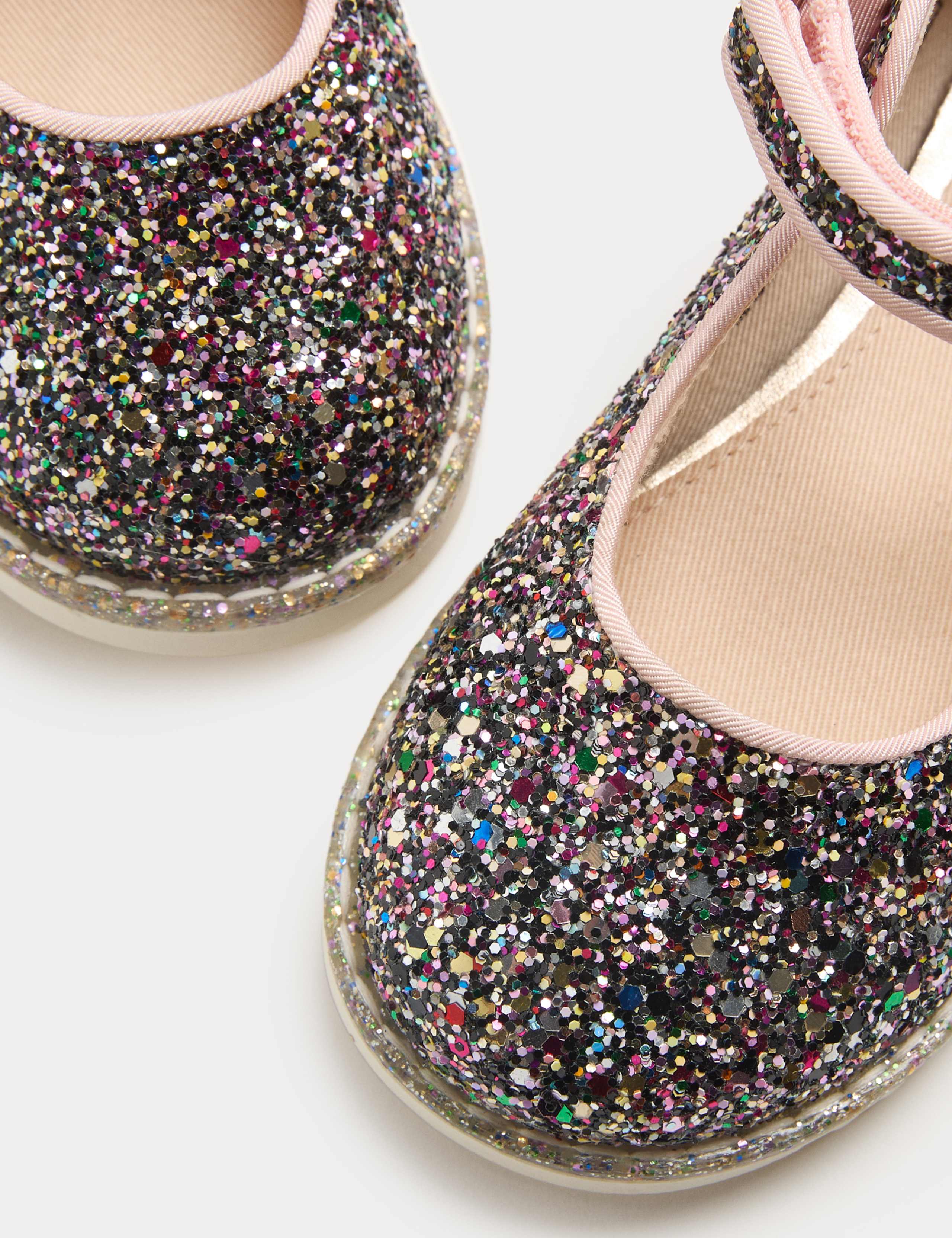 Kids' Glitter Mary Jane Shoes (4 Small - 2 Large) 2 of 3
