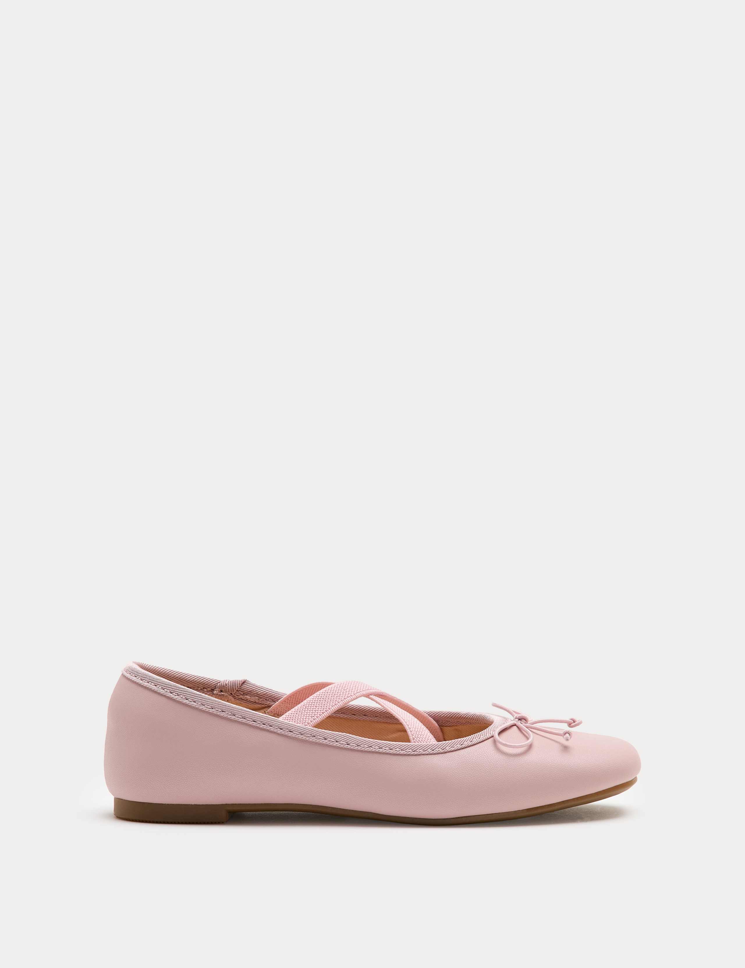 Kids' Square Toe Ballet Shoes (4 Small - 6 Large) 1 of 3