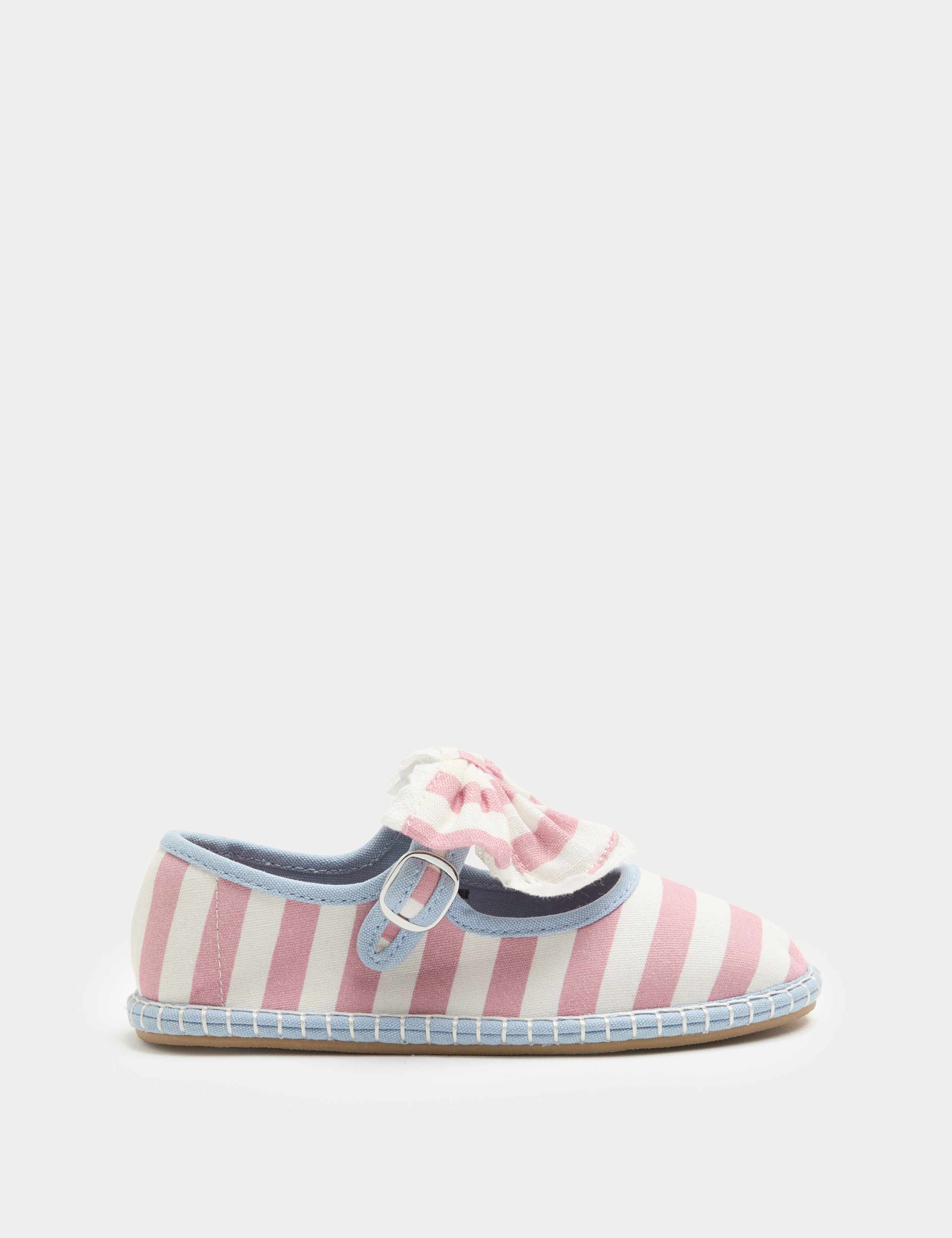 Kids' Heritage Stripe Ballet Shoes (4 Small-2 Large) 2 of 3