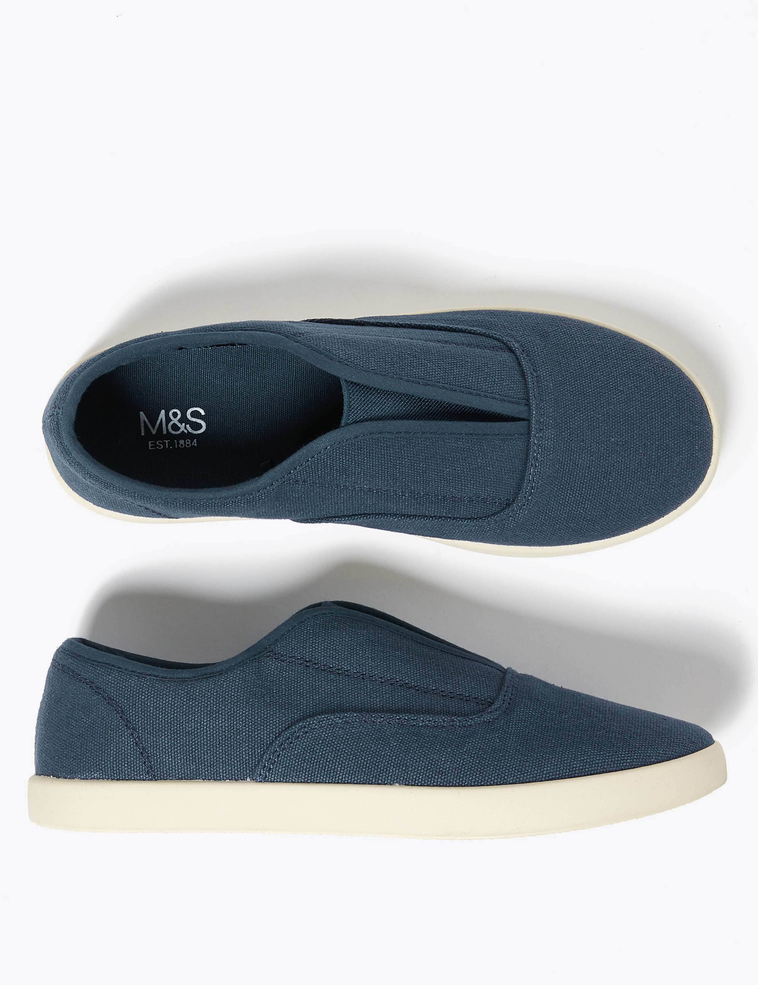 Kids' Slip-on Plimsolls (13 Small - 7 Large) 2 of 5