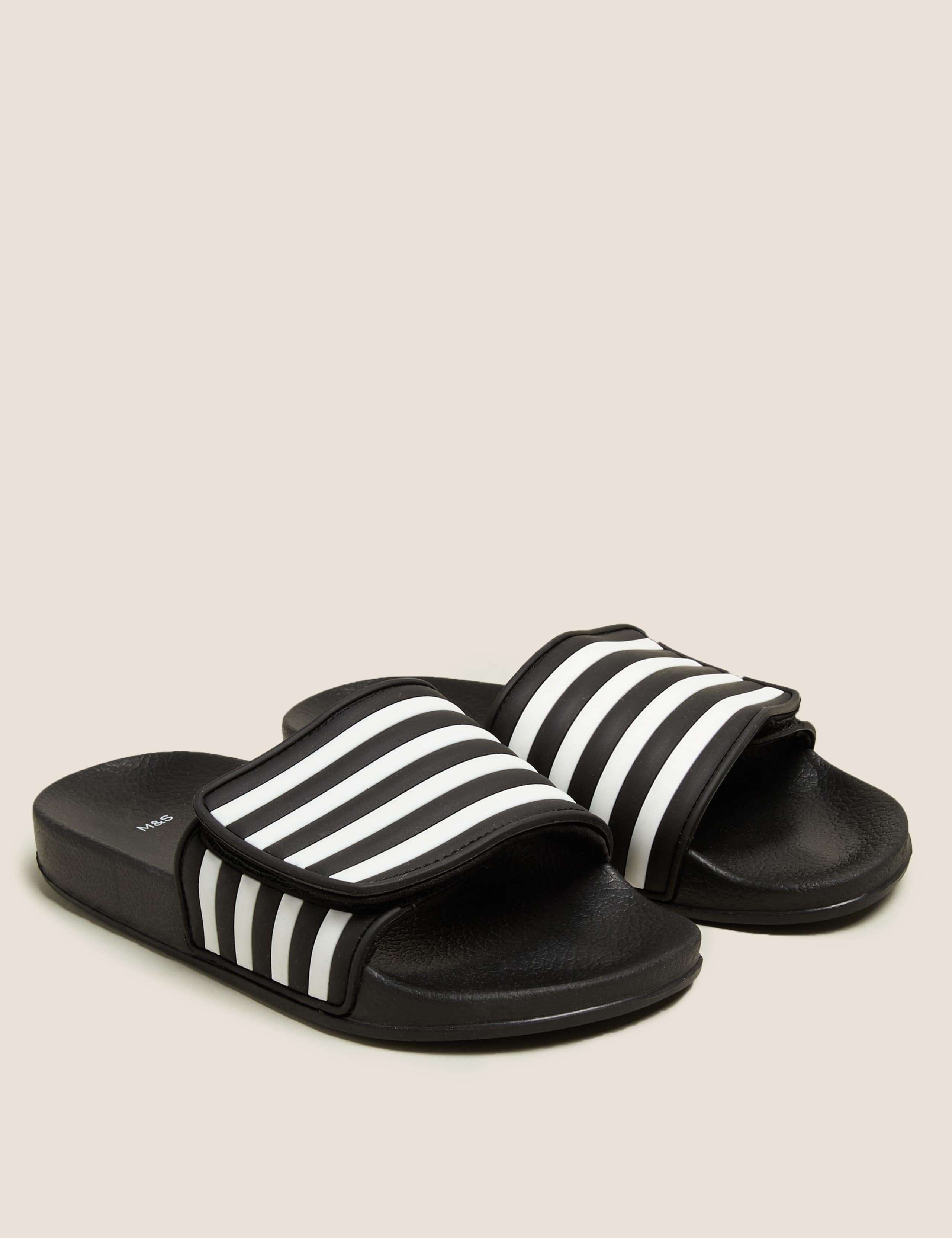 Kids' Striped Riptape Sliders (13 Small - 7 Large) 1 of 5