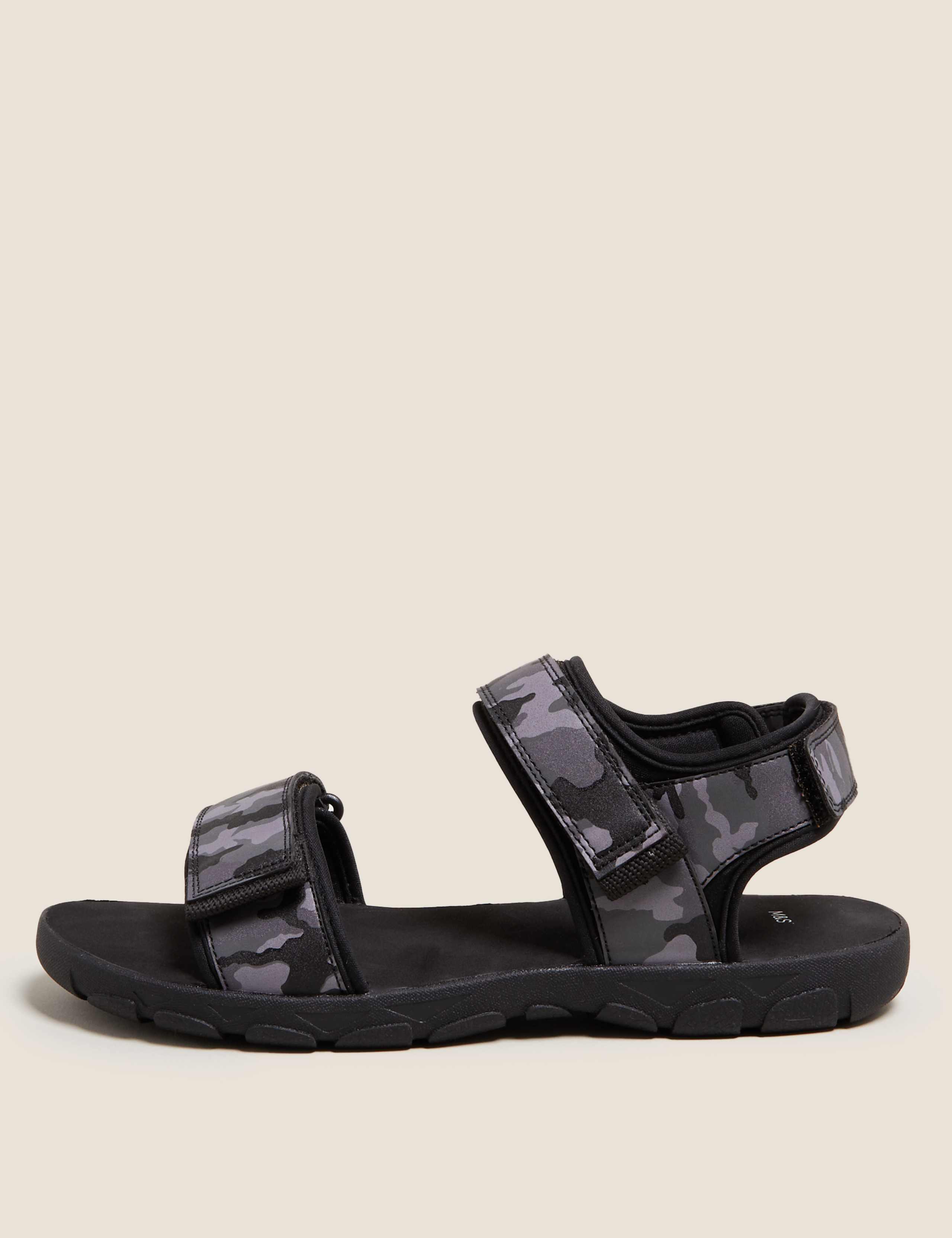Kids' Grey Camo Riptape Trekkers (13 Small - 7 Large) 5 of 5