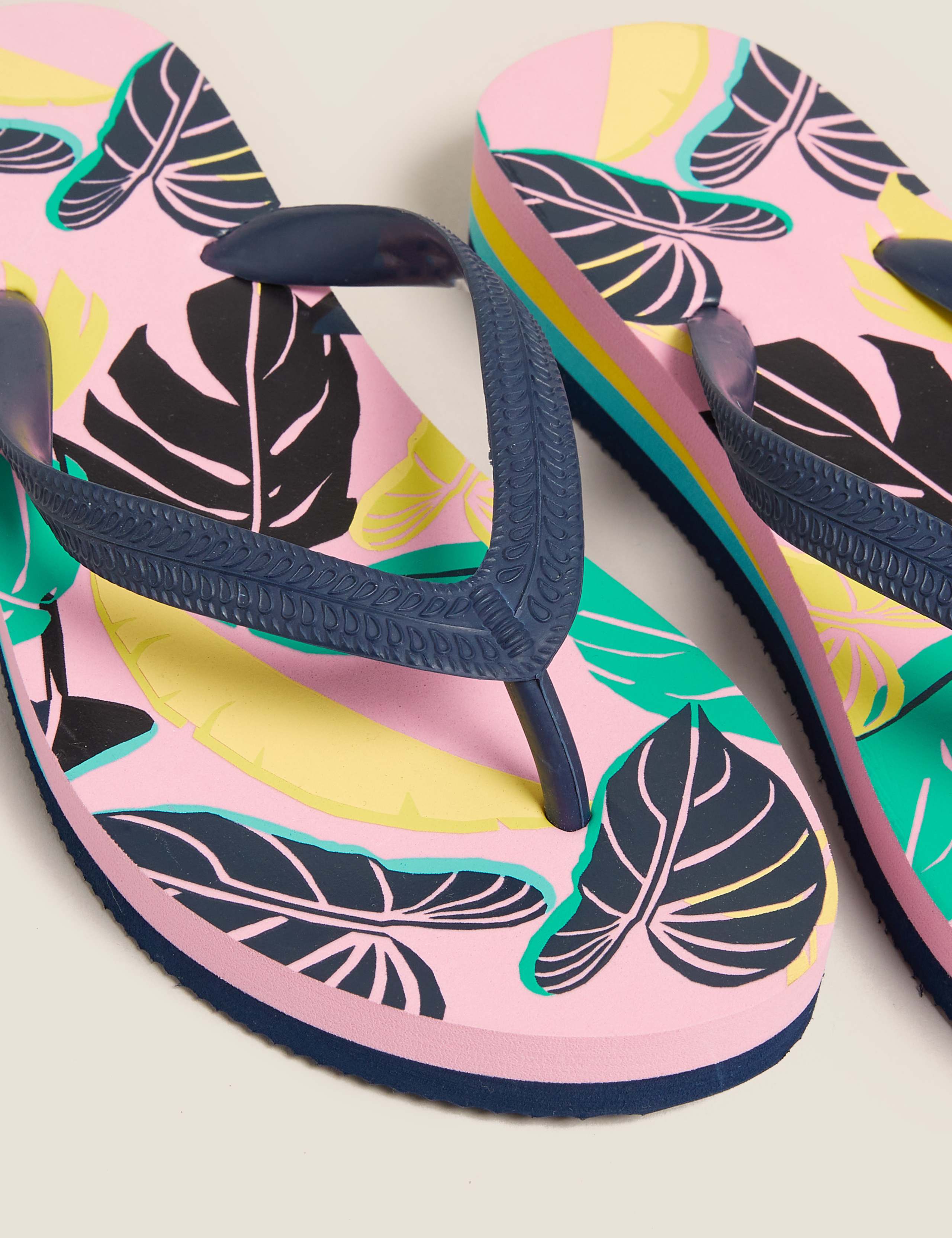 Kids' Tropical Wedge Flip-flops (13 Small - 6 Large) 4 of 5