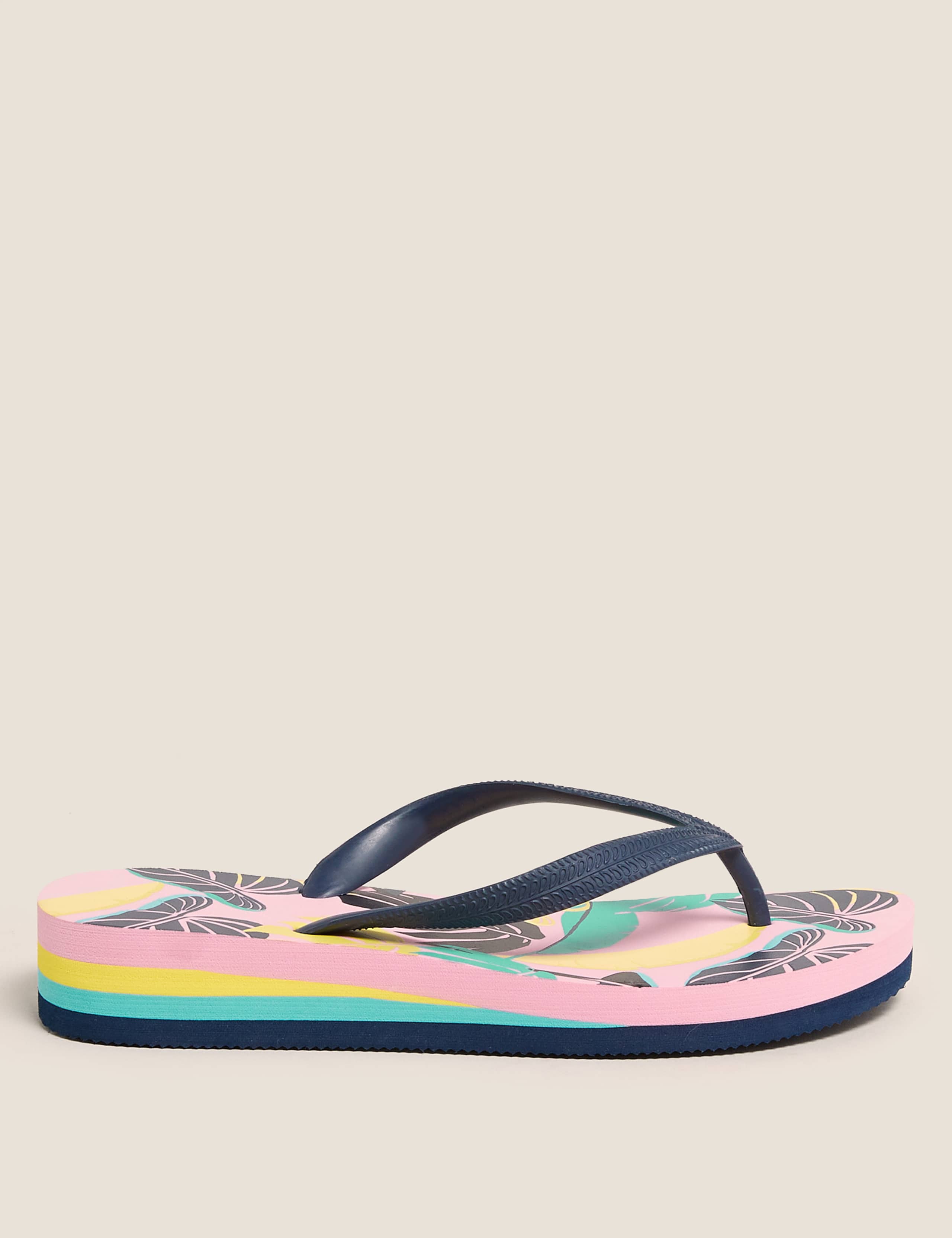 Kids' Tropical Wedge Flip-flops (13 Small - 6 Large) 5 of 5
