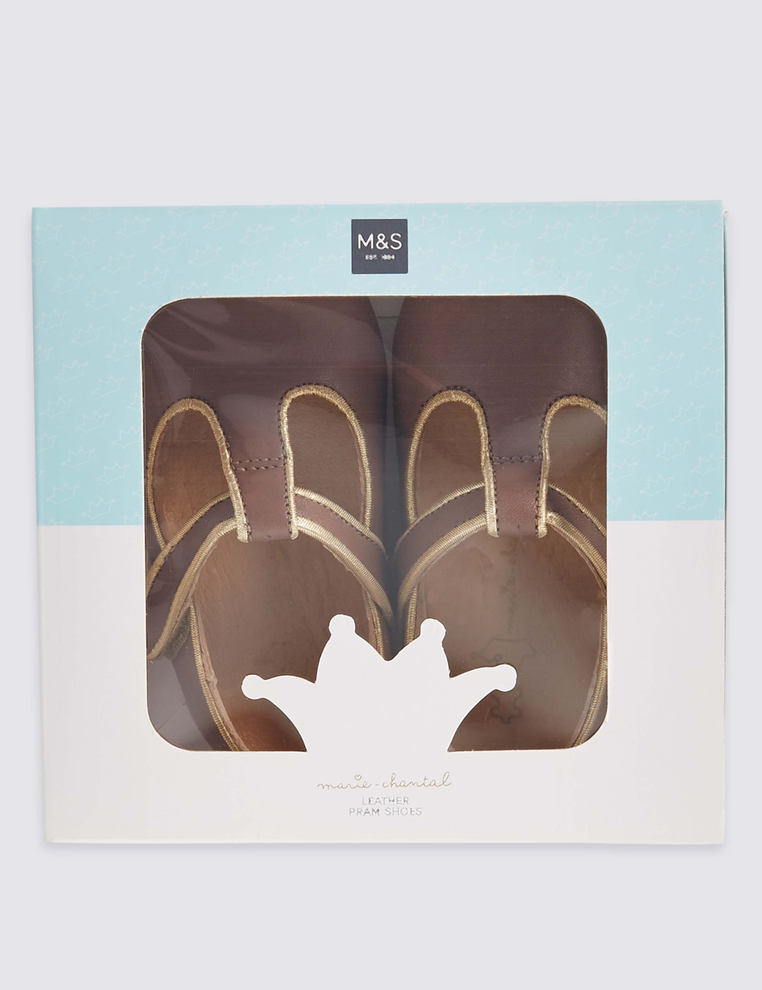 Baby Leather Riptape T-Bar Shoes 5 of 5