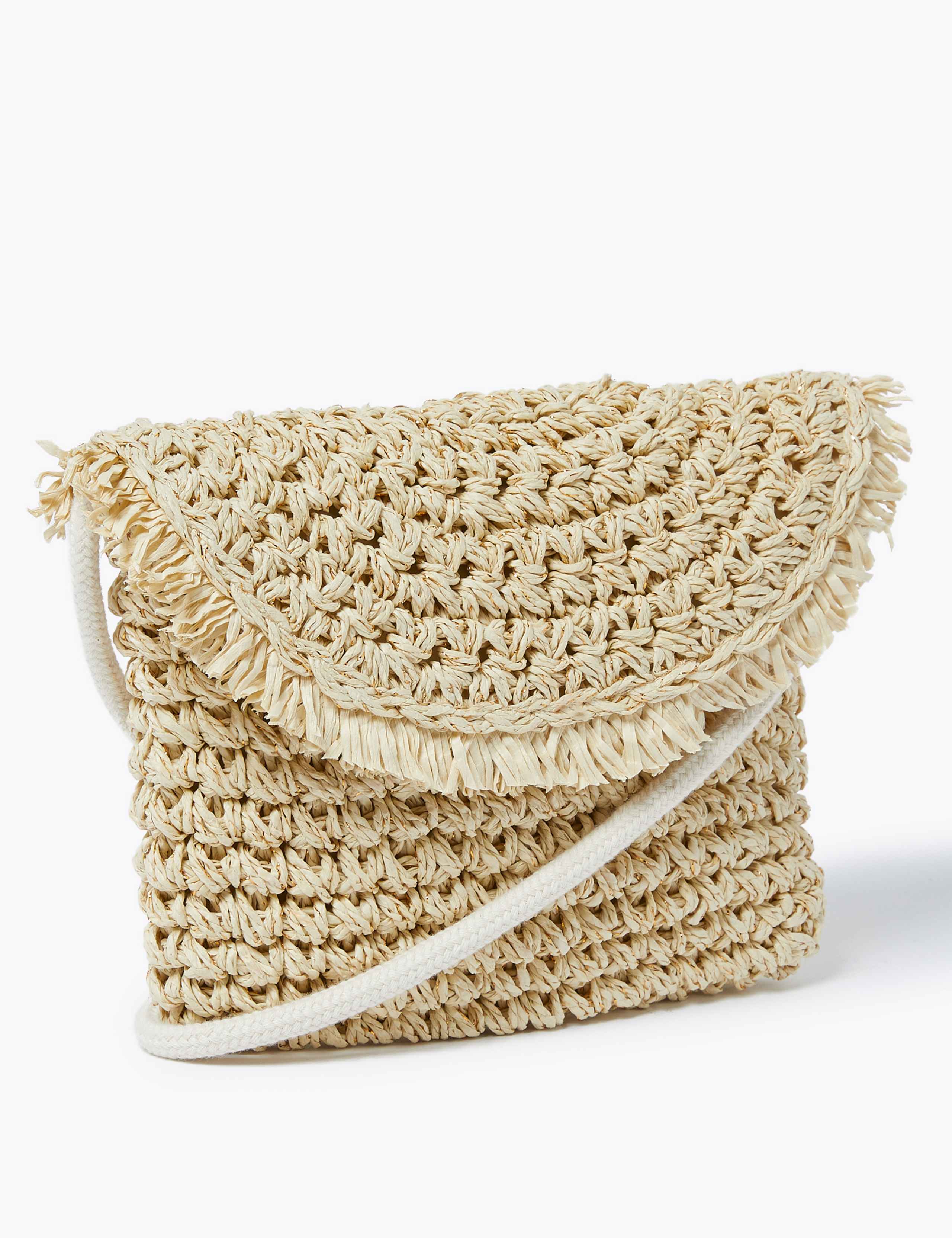 Kids' Straw Cross Body Bag 2 of 4