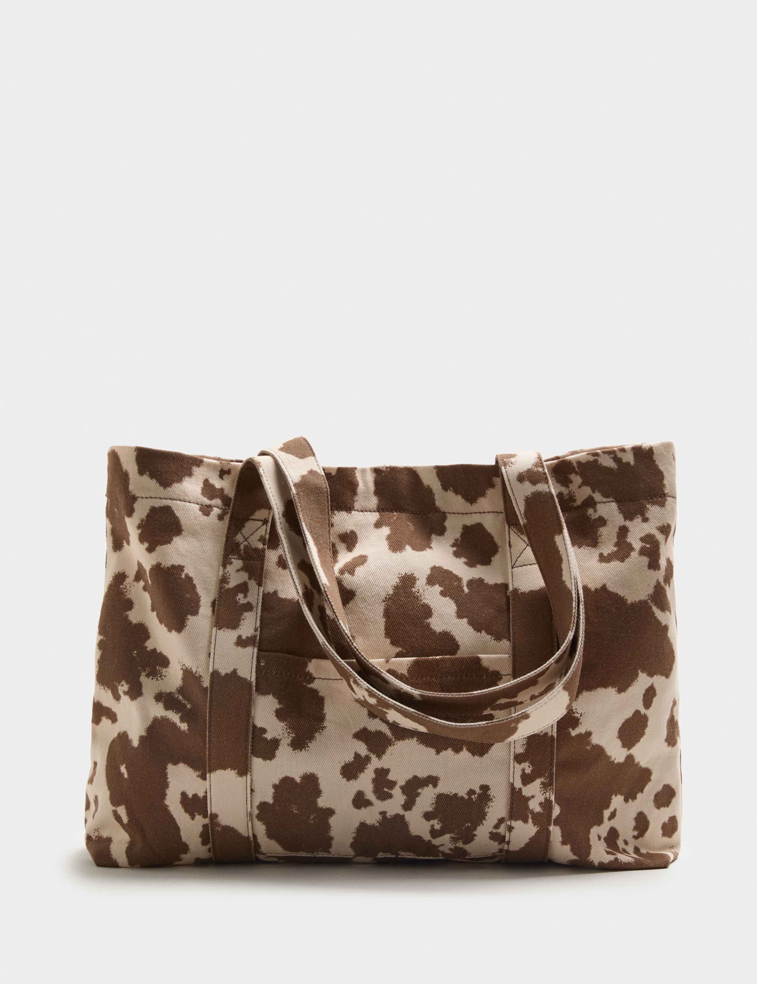 Kids' Cow Print Tote Bag 2 of 3