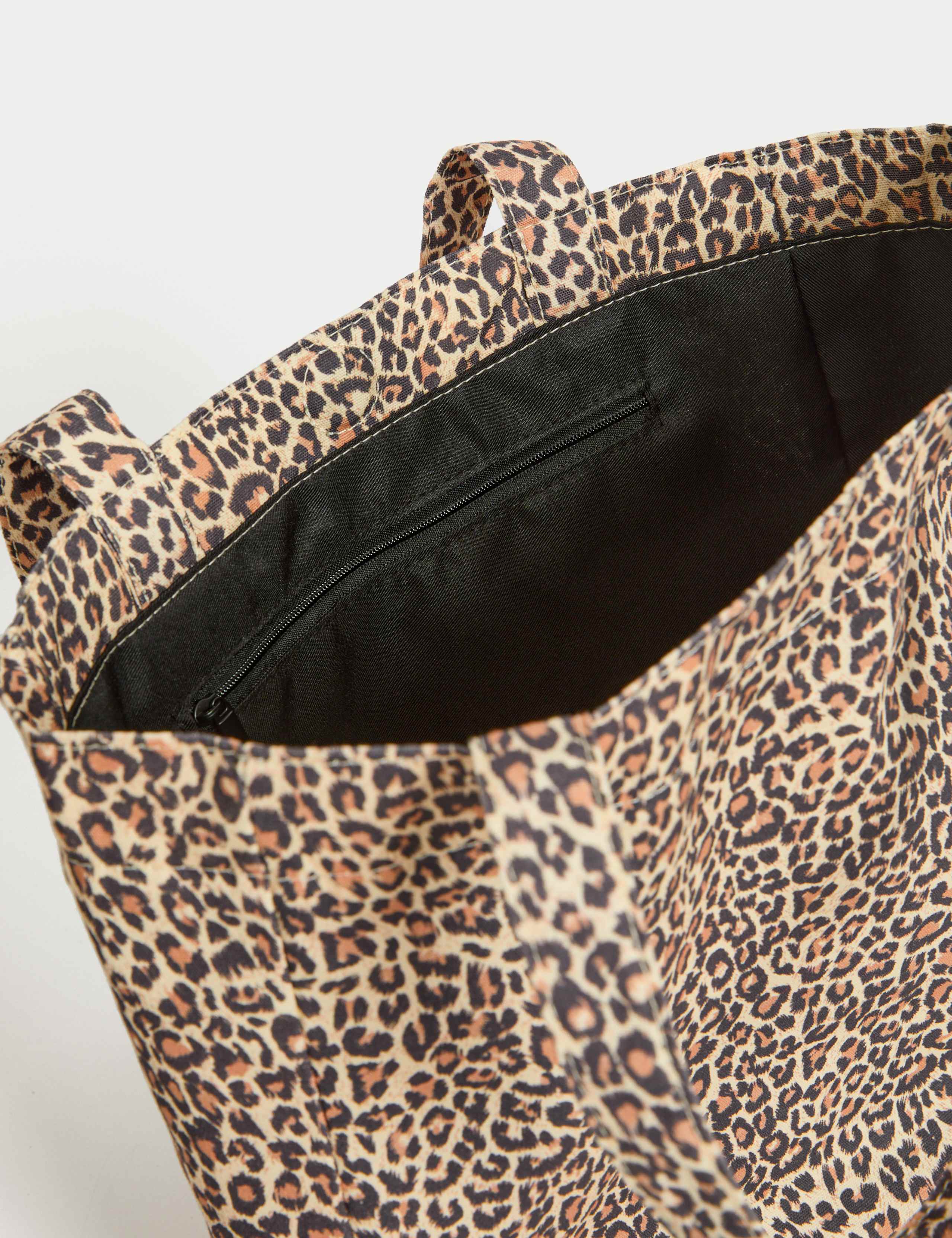 Kids' Pure Cotton Leopard Tote Bag 4 of 4