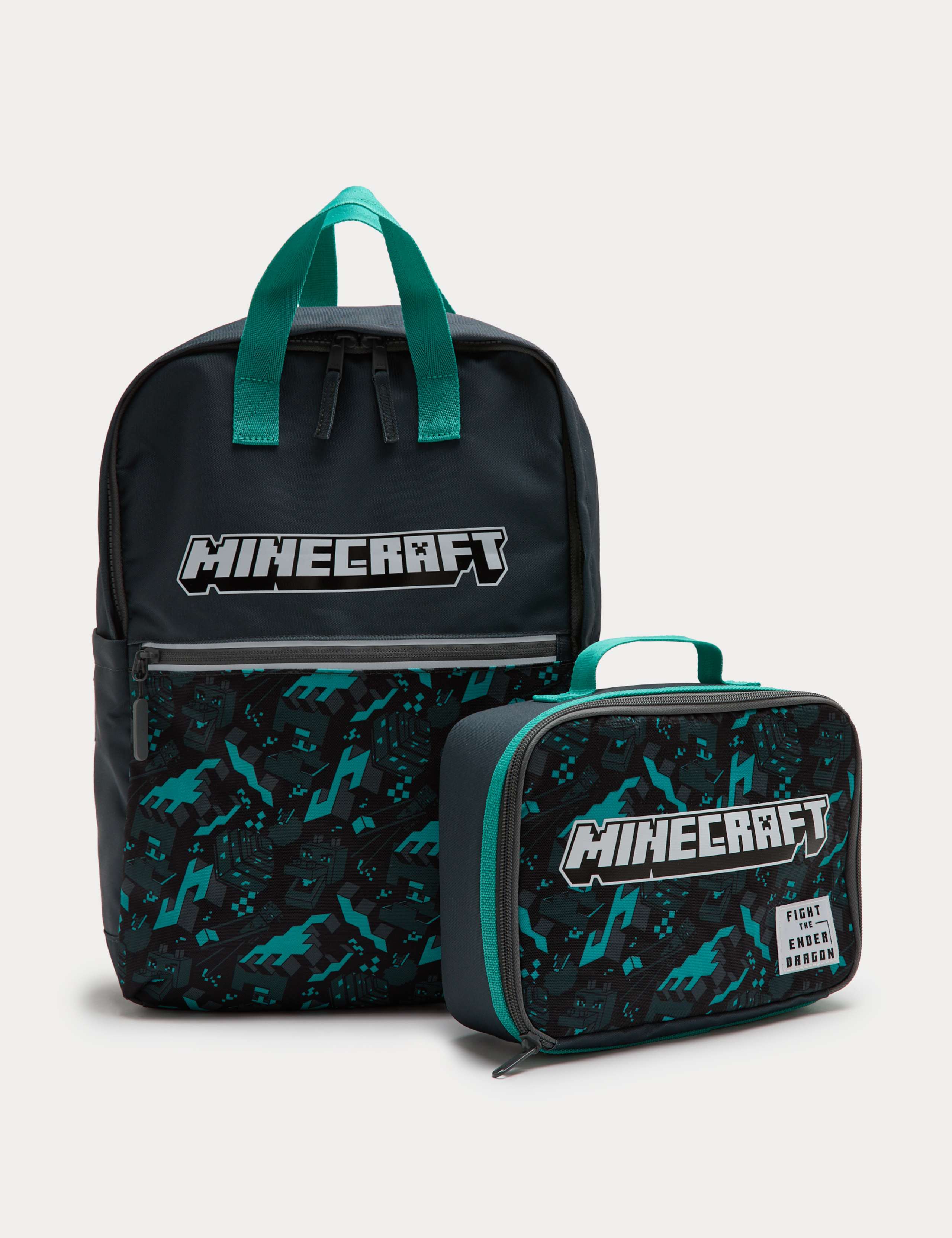 2 Piece Minecraft™ Backpack & Lunchbox 1 of 4