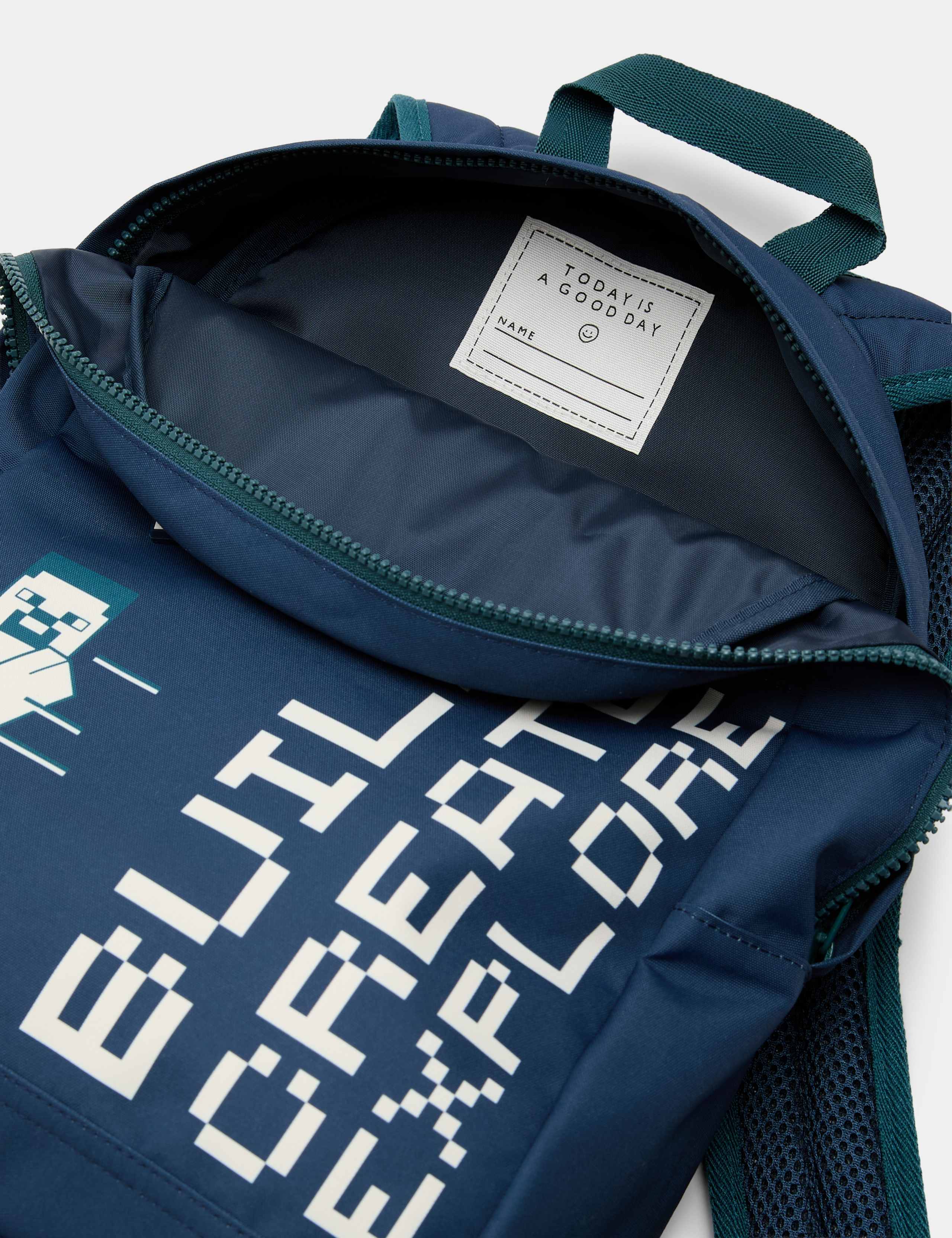 Kids' Minecraft™ Water Repellent Backpack 4 of 4