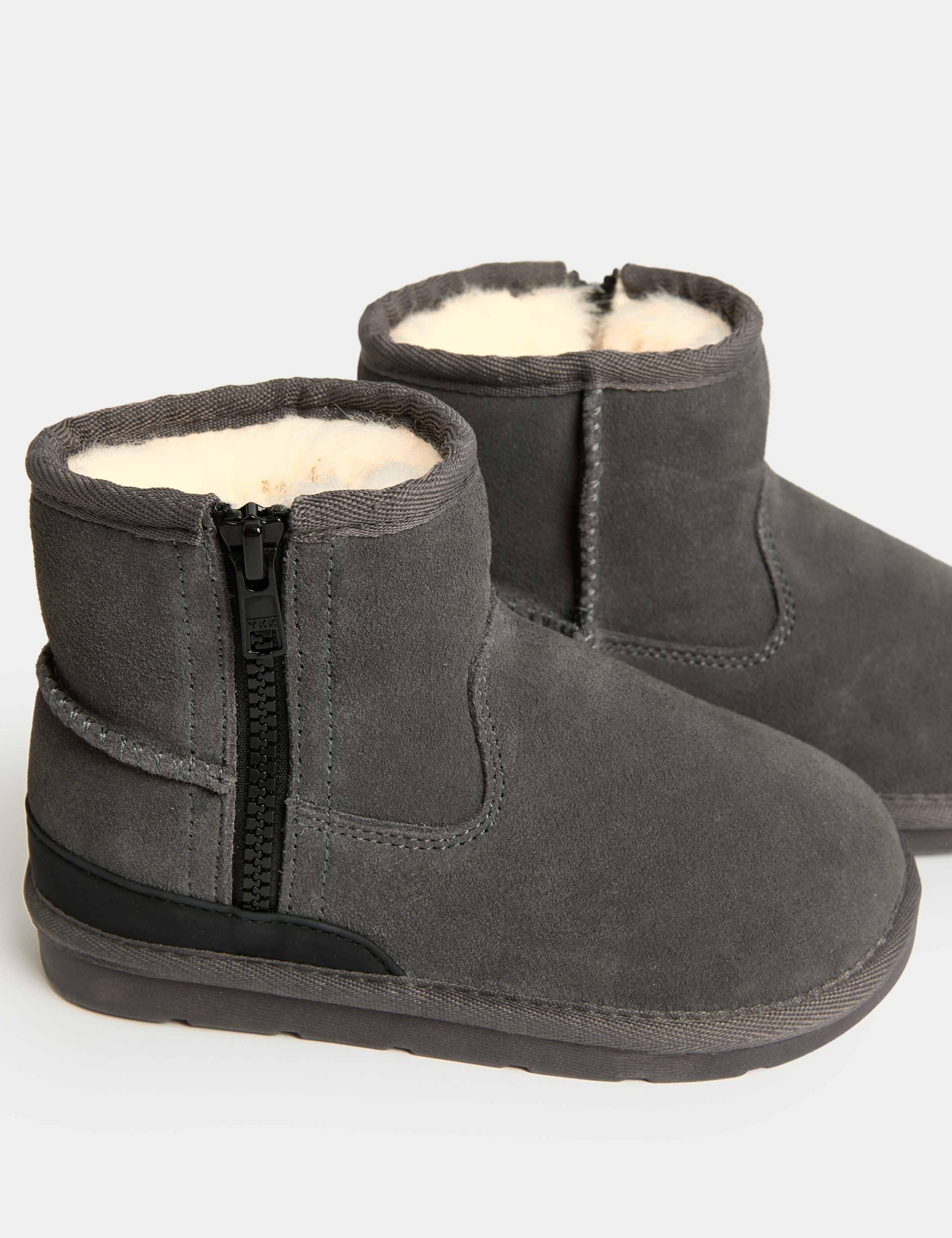 Kids' Suede Boots (4 Small - 7 Large) 3 of 4