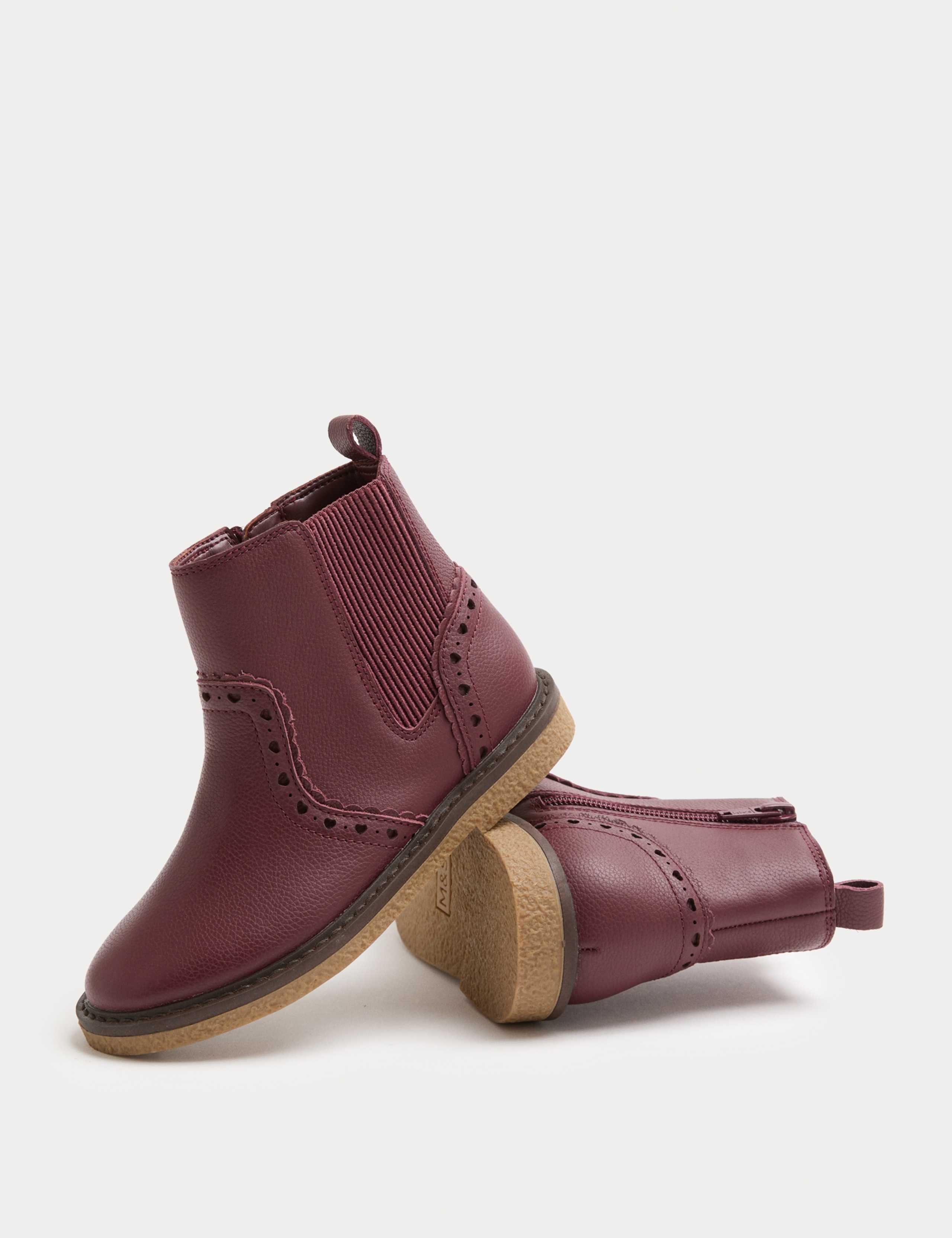 Kids' Leather Chelsea Boots (4 Small - 2 Large) 2 of 3