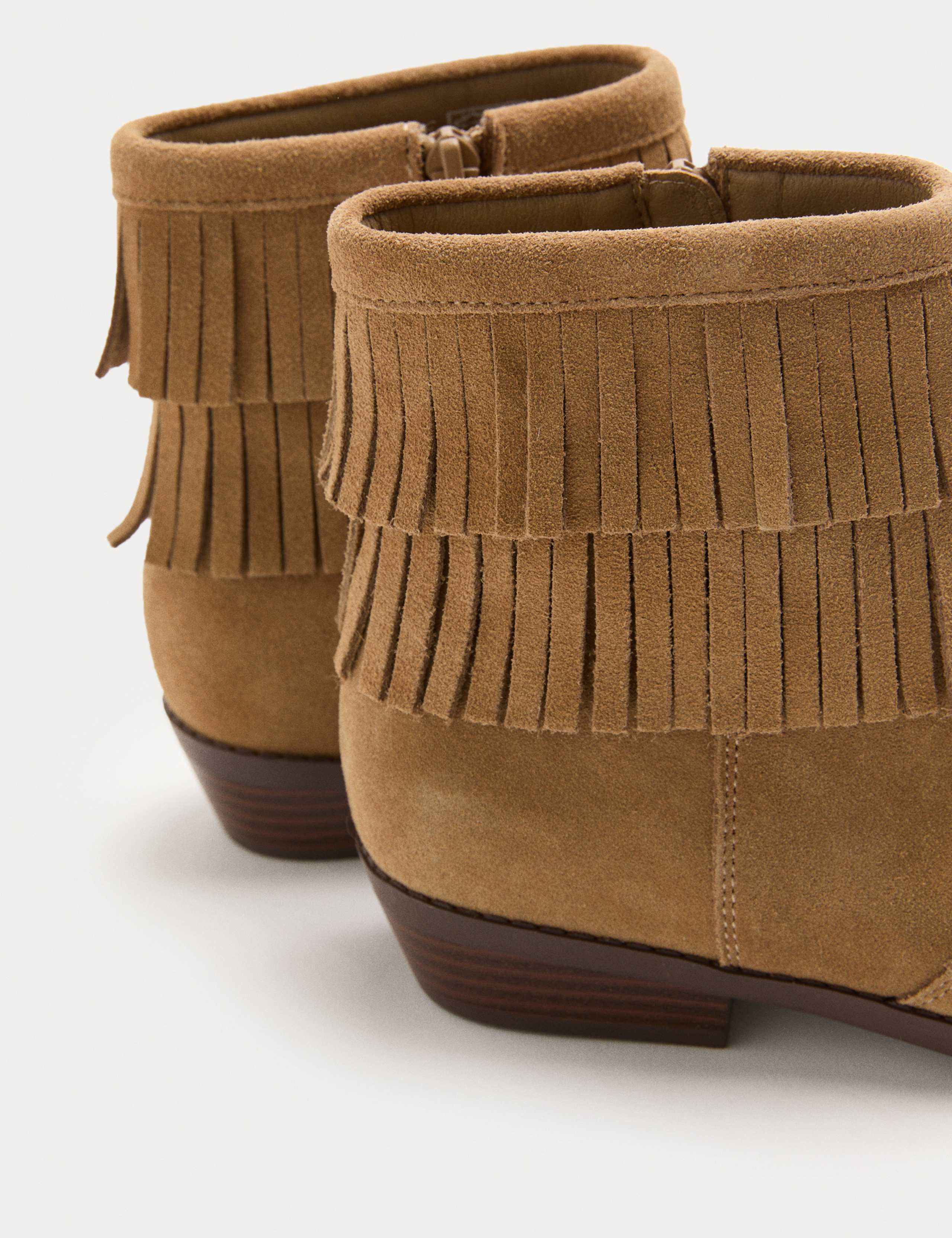 Kids' Leather Western Ankle Boots (4 Small - 6 Large) 3 of 3
